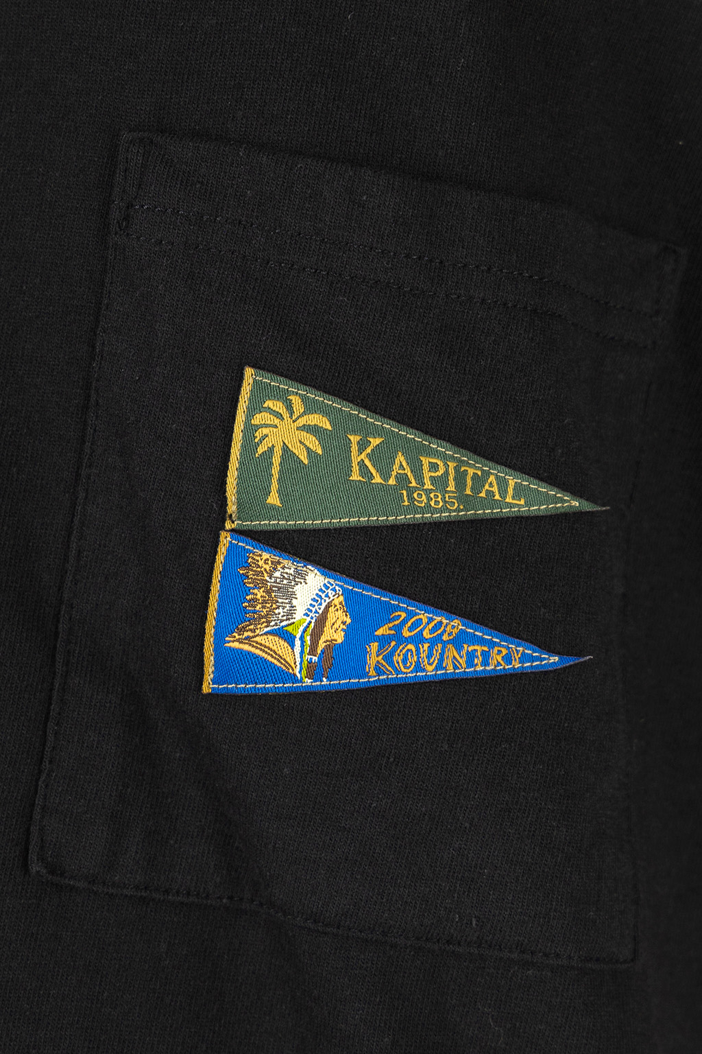 Kapital - 20 - Jersey PENNANT T -3 Flags - Black