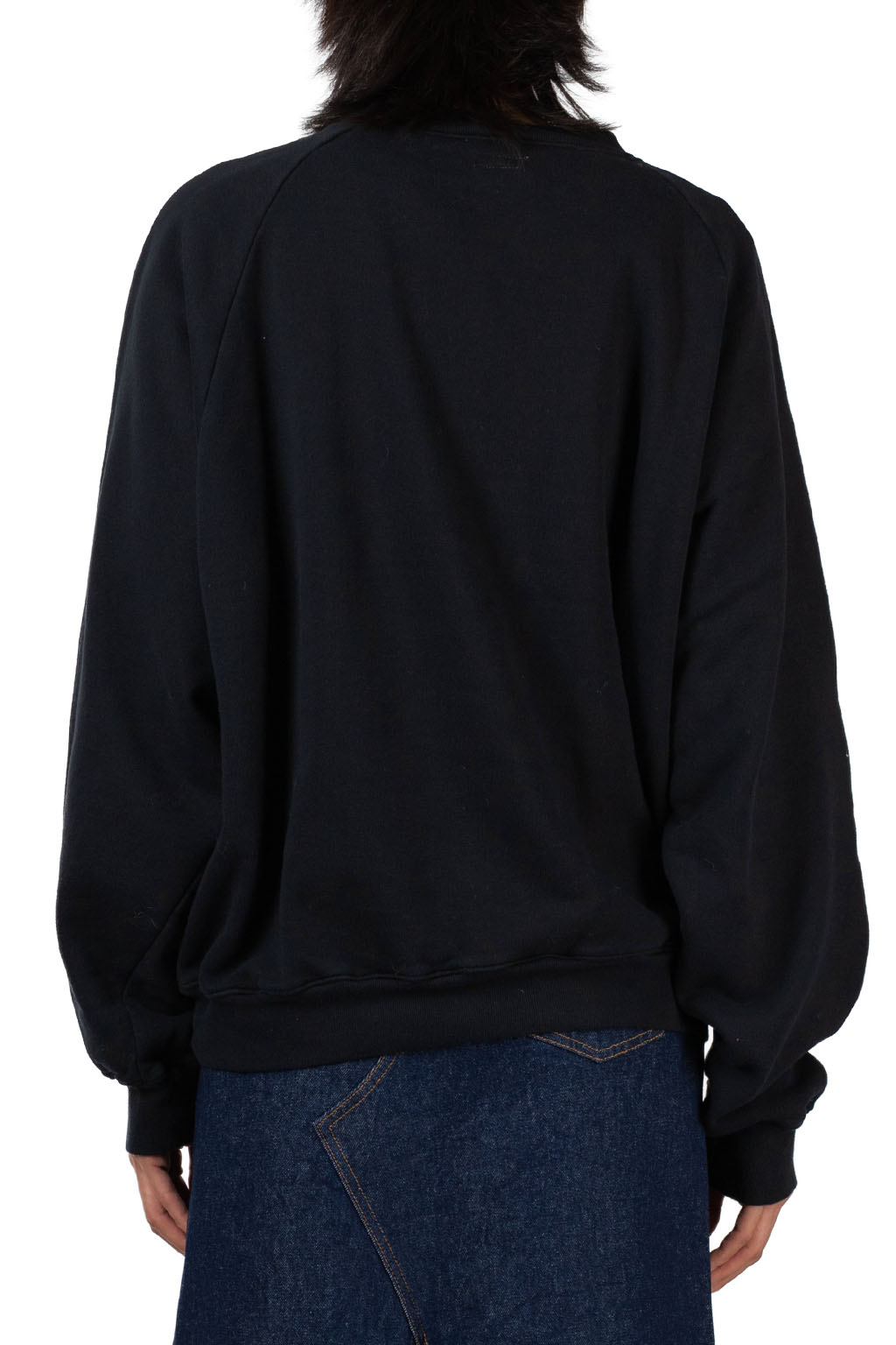 Kapital - 30/-Fleece x Fur GRIZZLY SWT (SPEAKEASY KAPITAL) - Black