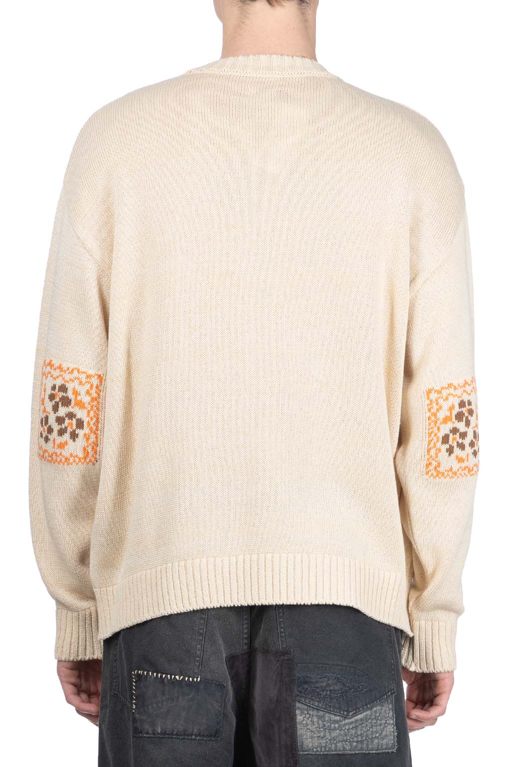 Kapital - 5G Cotton Knit KOOKIE Crew Sweater - Natural