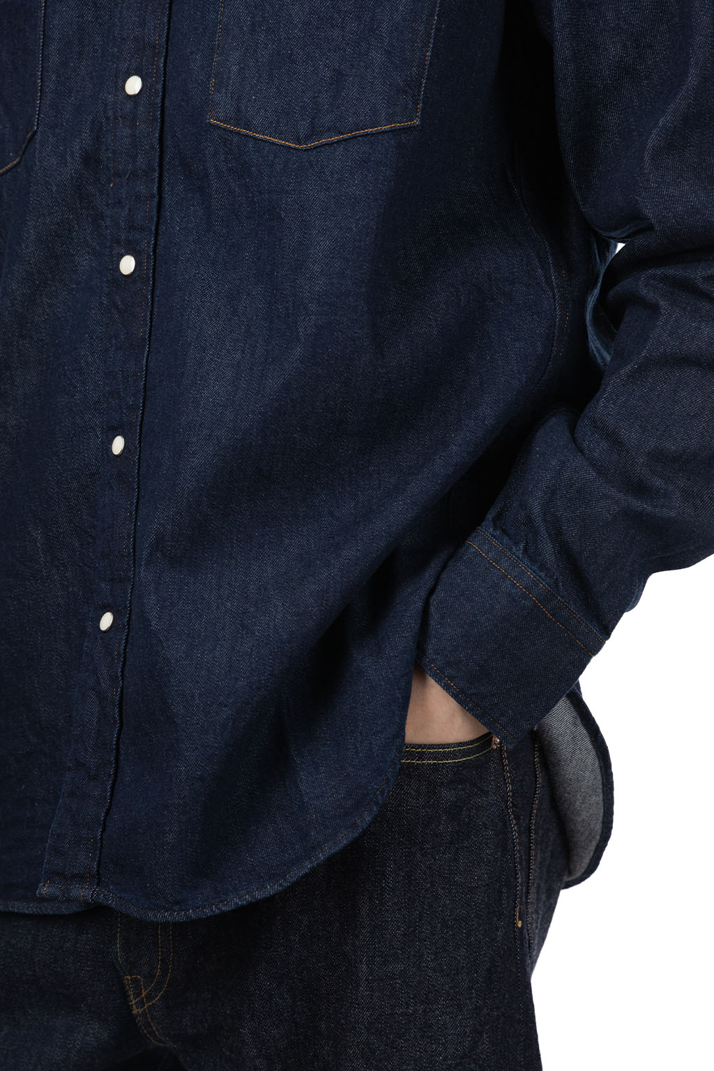 Kapital - 8oz Denim HUSKY Western Shirt - Indigo