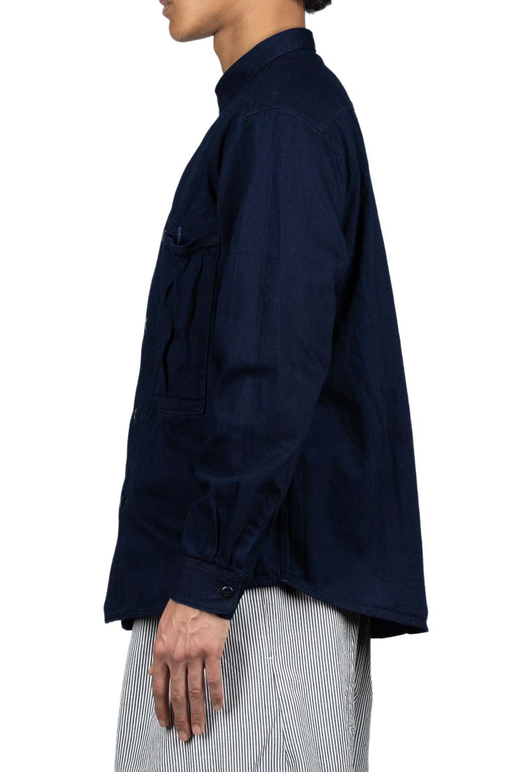 Kapital 8oz IDG×IDG Denim Anorak Shirt - Indigo