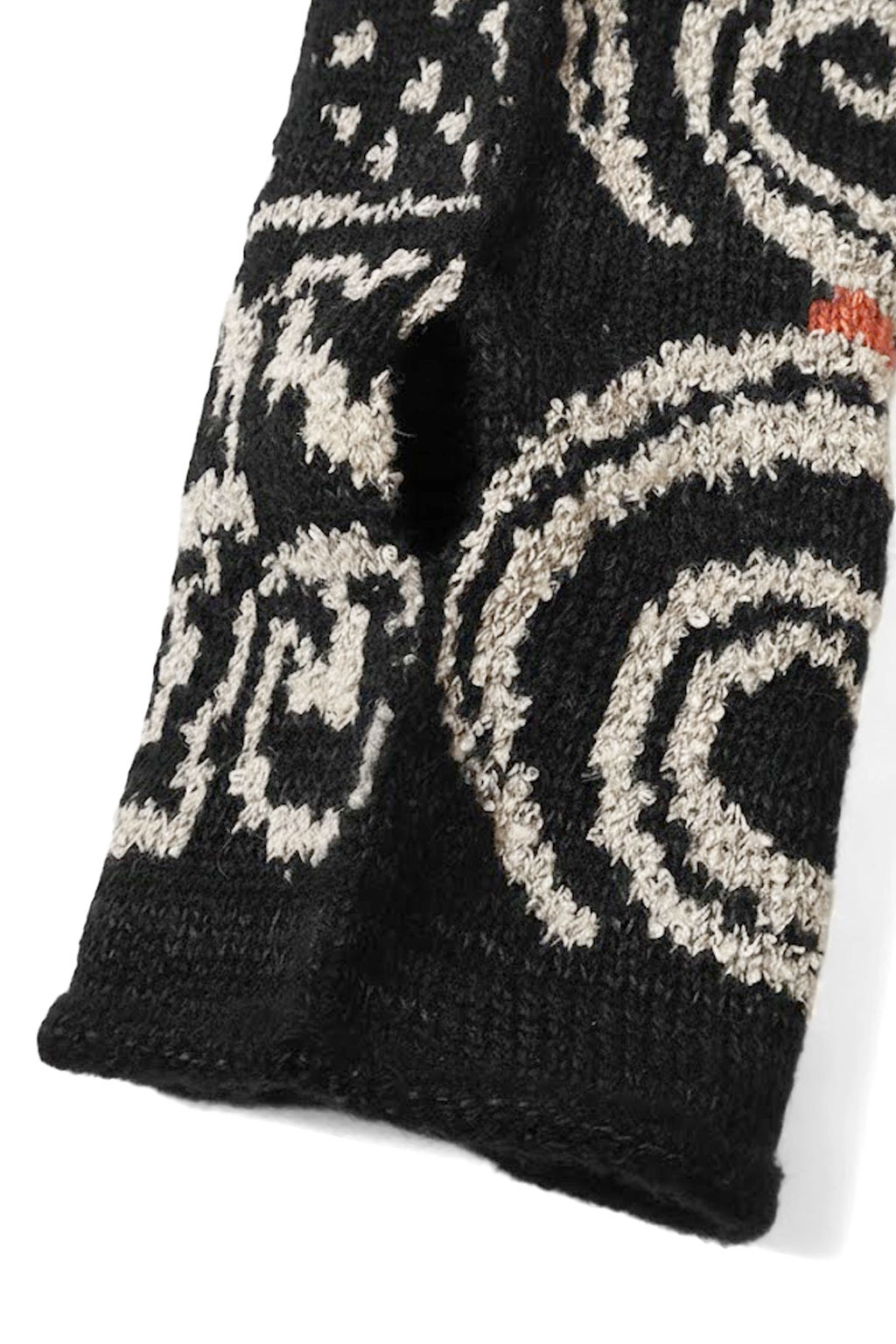 Kapital AINU x KUBA 2 Ways Mittens - Black