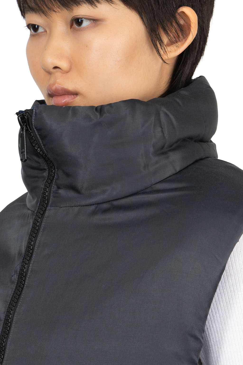 Kapital - Bandanna Nylon KEEL Weaving Vest - Dark Navy