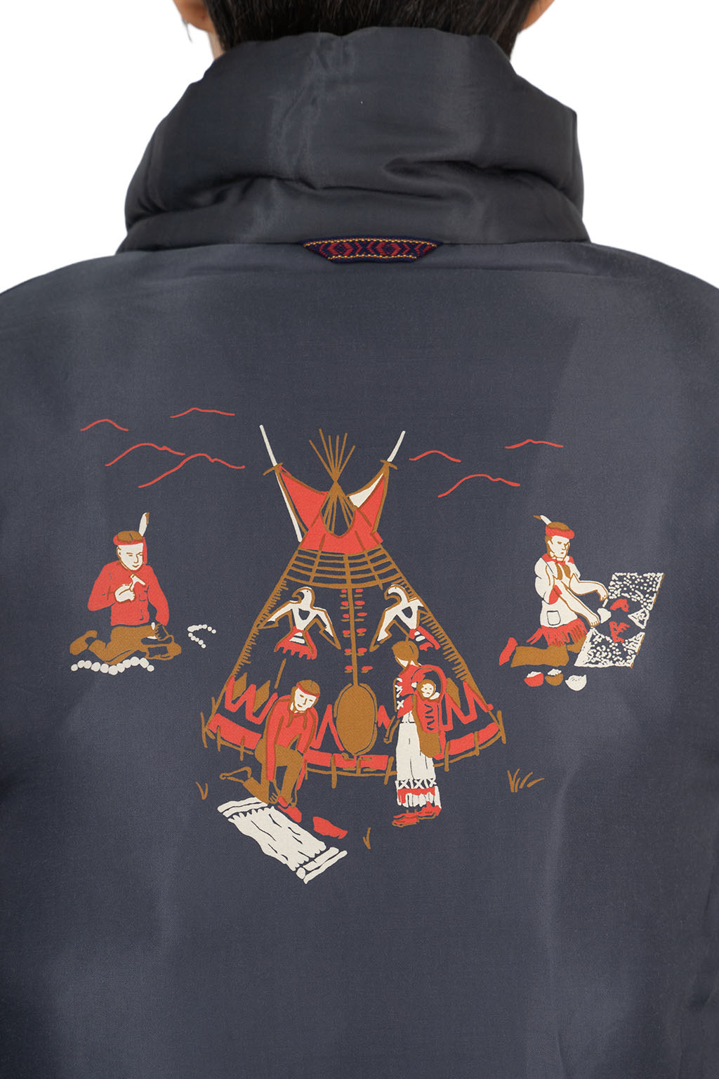 Kapital - Bandanna Nylon KEEL Weaving Vest - Dark Navy