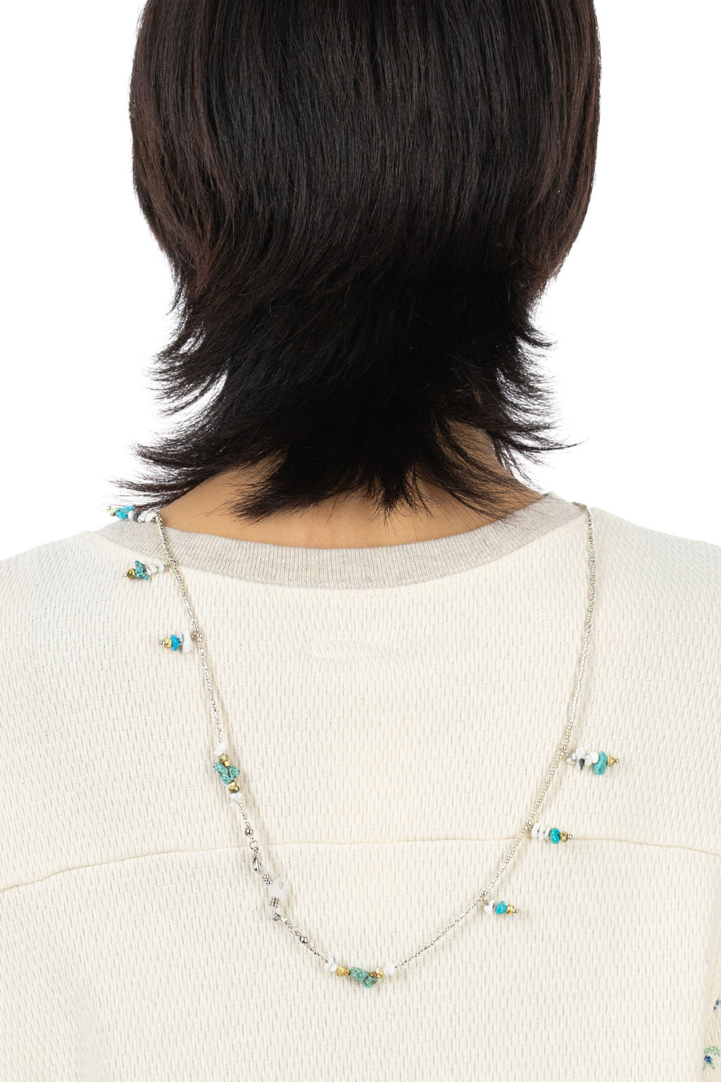 Kapital - Beads BRUNCH Glasses Chain - Silver