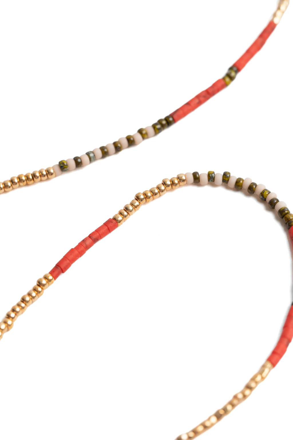 Kapital - Beads Glasses Chain (WHITE BEAR) - White