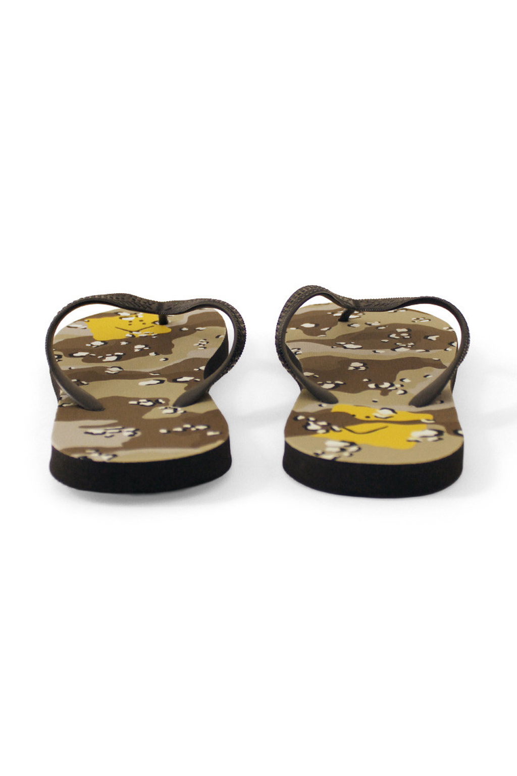 Kapital - CHOCO-CHIP CAMO Flip Flops - Beige