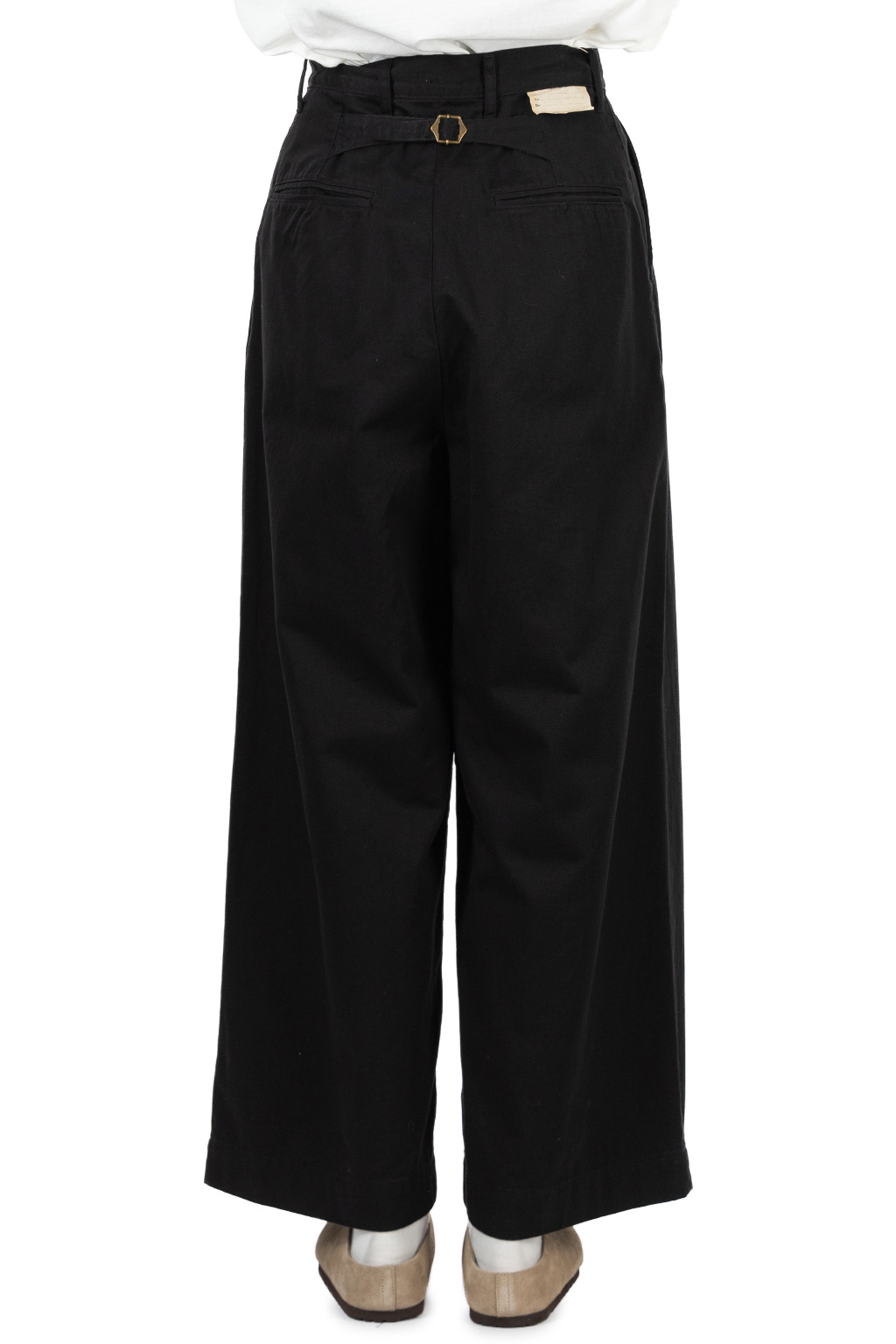 Kapital - Chino High Waisted NIME Pants-Black