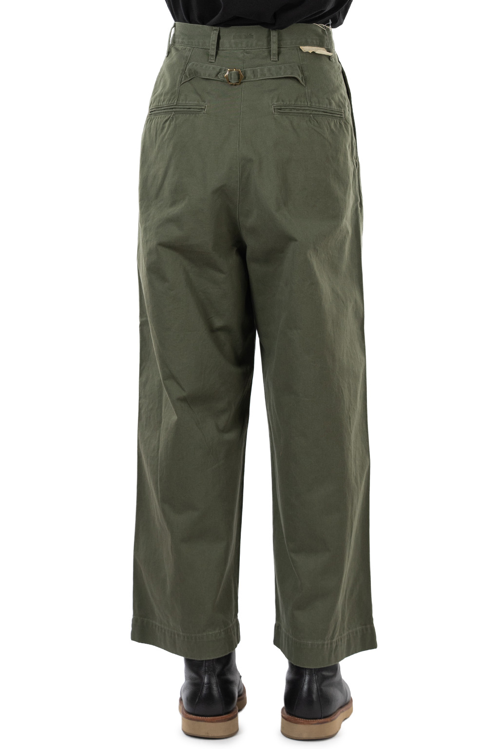 Kapital - Chino High Waisted NIME Pants - Khaki