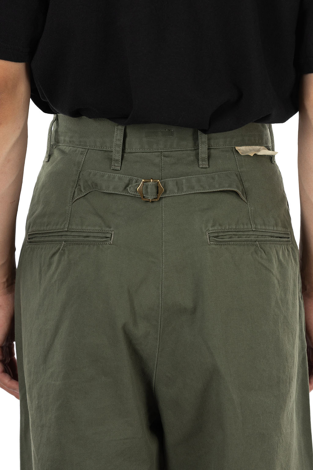 Kapital - Chino High Waisted NIME Pants - Khaki