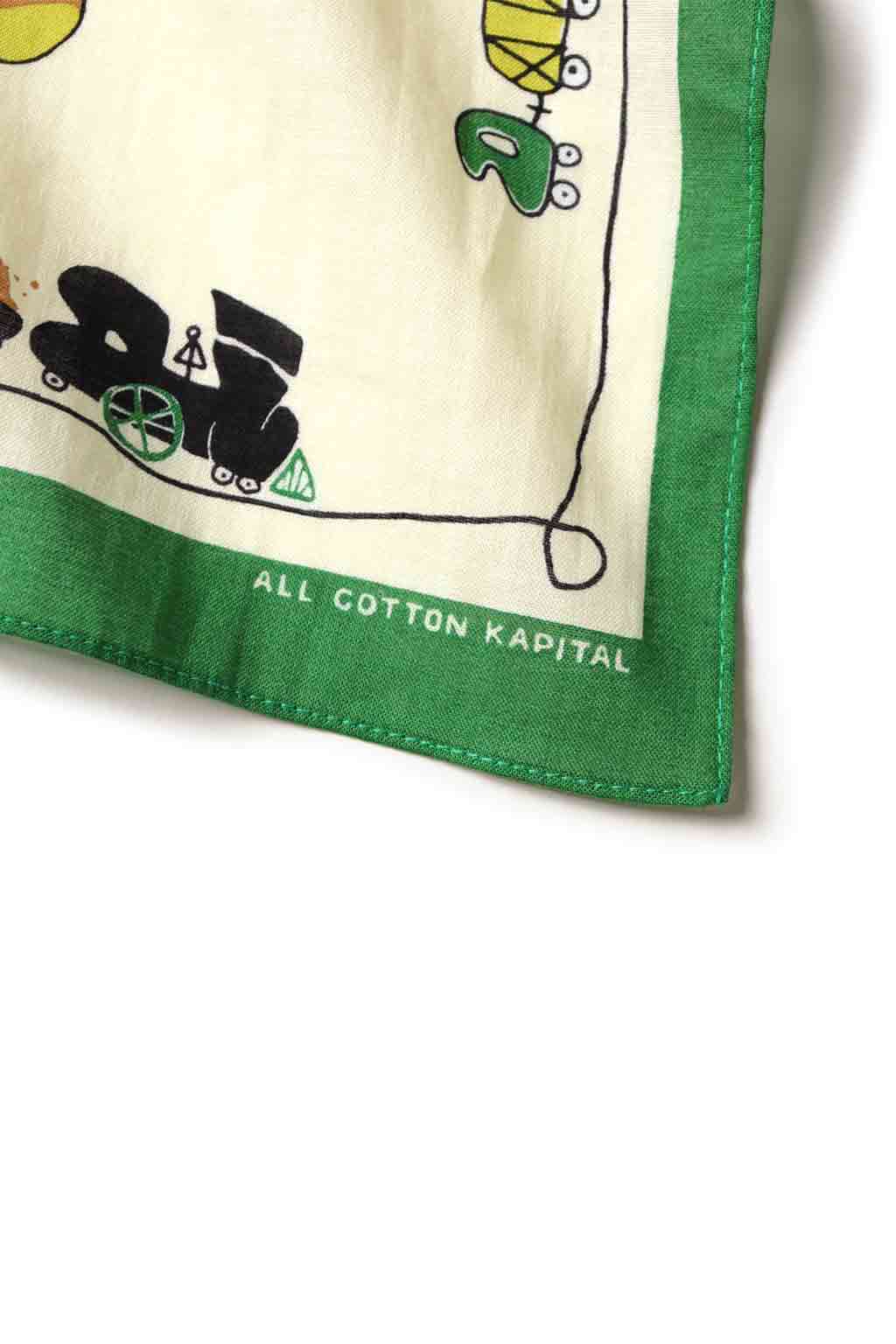 Kapital - Color Bandanna - Peckish Rainbowy Park - Green