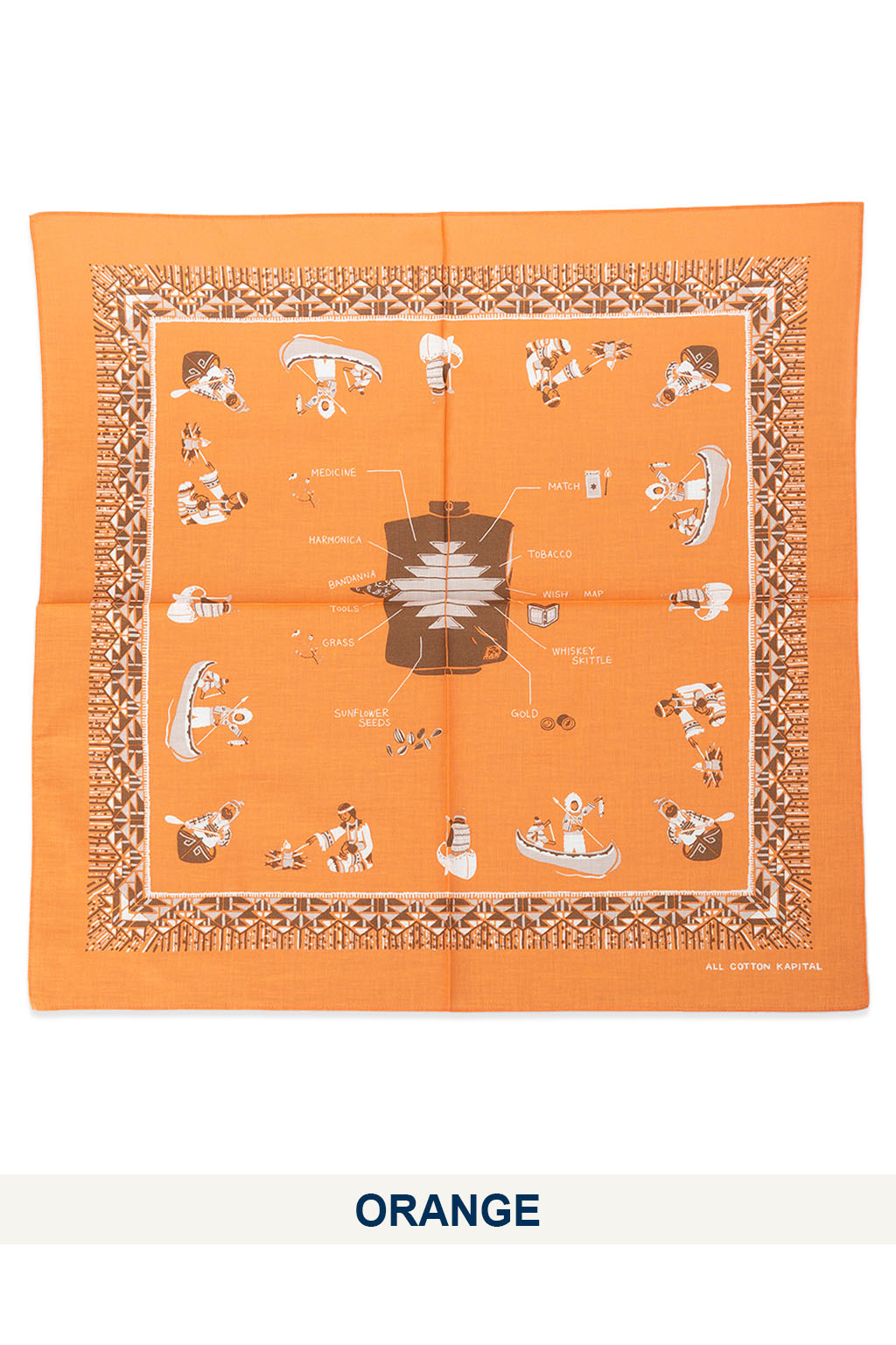 Kapital - Color Bandanna (ZEPHER Vest Life) - 6 Color Choices