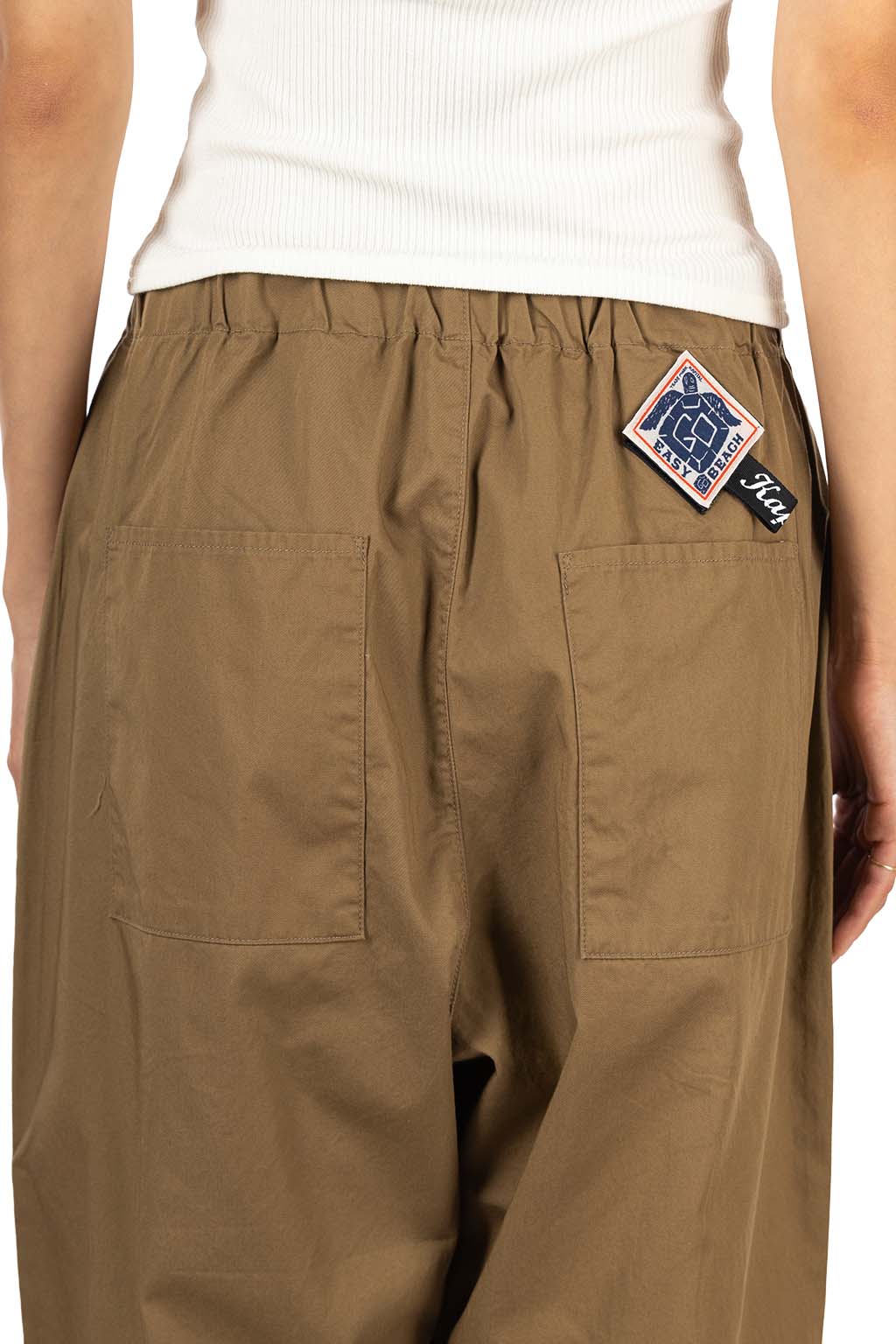 Kapital Combed Burberry Cotton EASY-BEACH-GO Pants - Beige