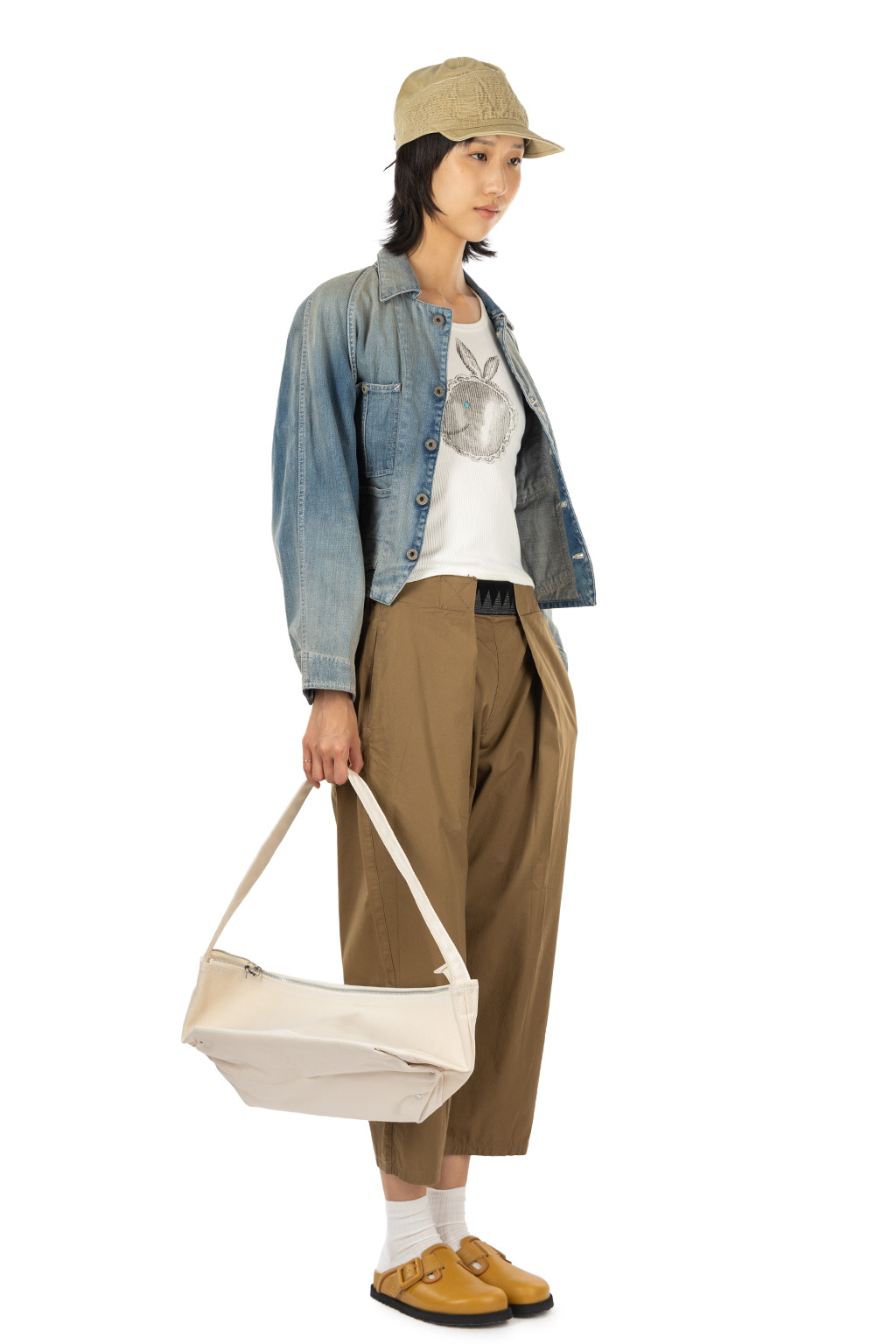 Kapital Combed Burberry Cotton EASY-BEACH-GO Pants - Beige