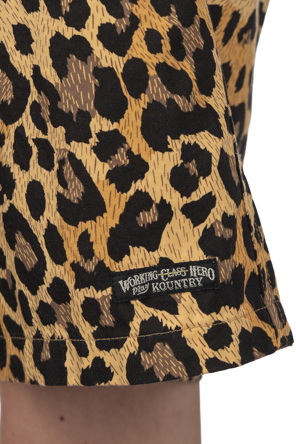 Kapital - Combed Burberry Leopard Easy Short Pants - Brown