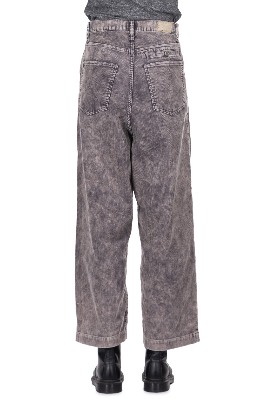 Kapital - Corduroy BOOGIE-DAY PORT Baggy Pants (Dirty Dyed) - Grey