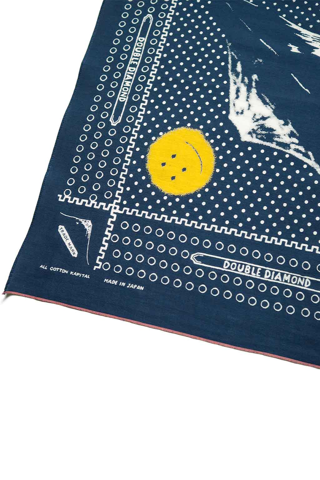 Kapital - Fastcolor Selvedge Bandana (Mirrored Fuji RAINBOWY)
