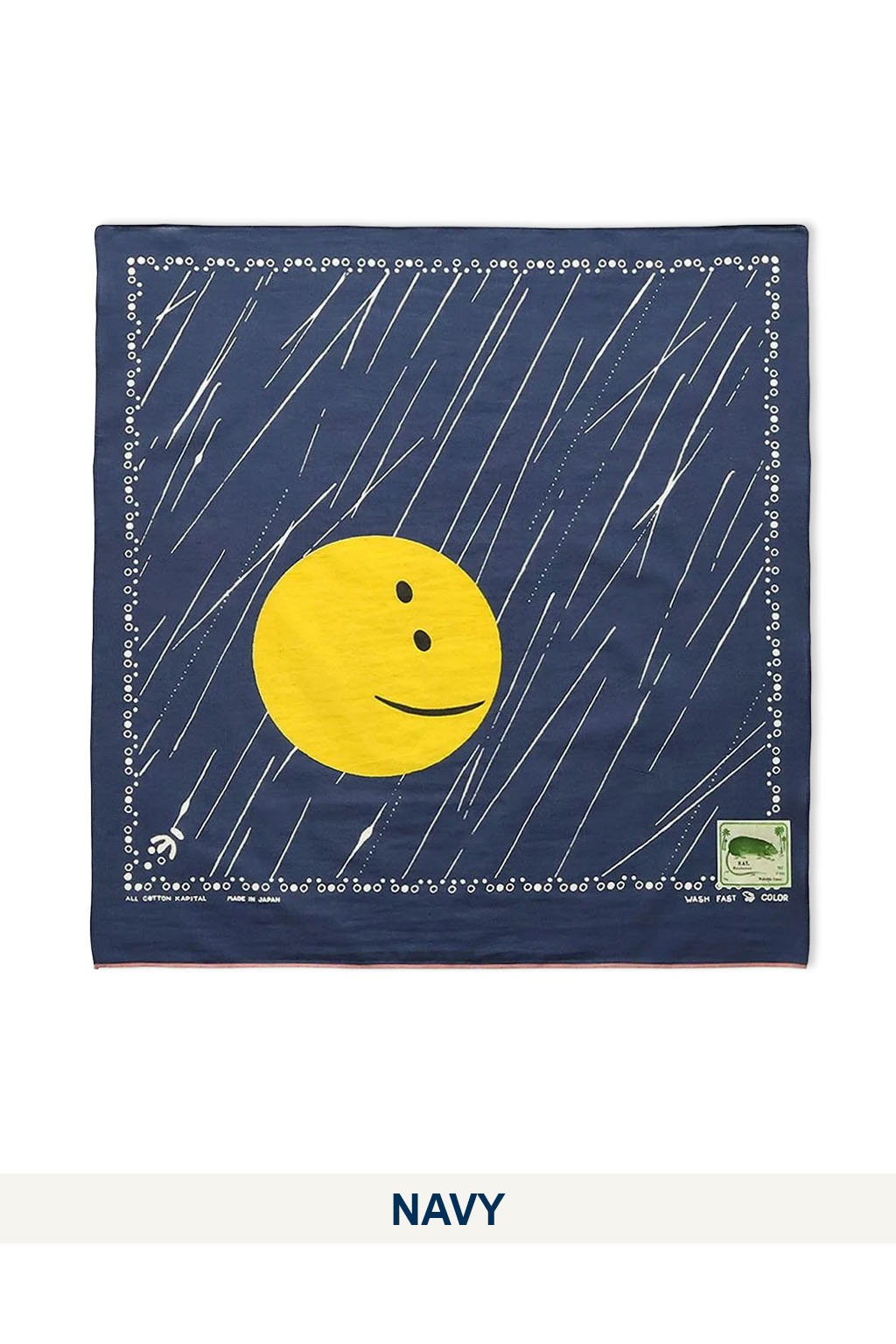 Kapital - Fastcolor Selvedge Bandana (RAINBOWY) - 2 Color Choices