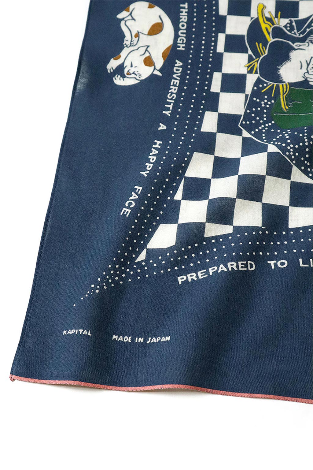 Kapital Fastcolor Selvedge Bandana (RAINBOWY NO WOMAN NO CRY) - 2 Colors