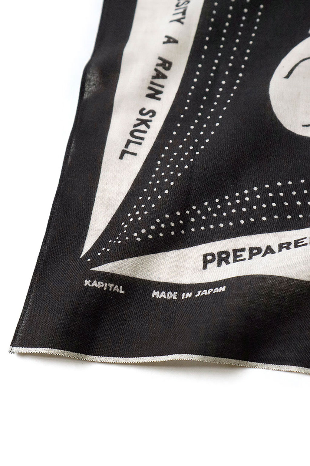 Kapital Fastcolor Selvedge Bandana (RAINSKULL NO WOMAN NO CRY) - 2Colors