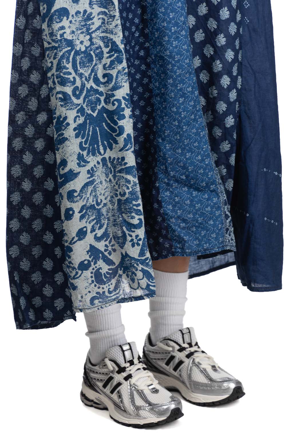 Kapital - French Linen LAMP Dress (BONE) - Indigo