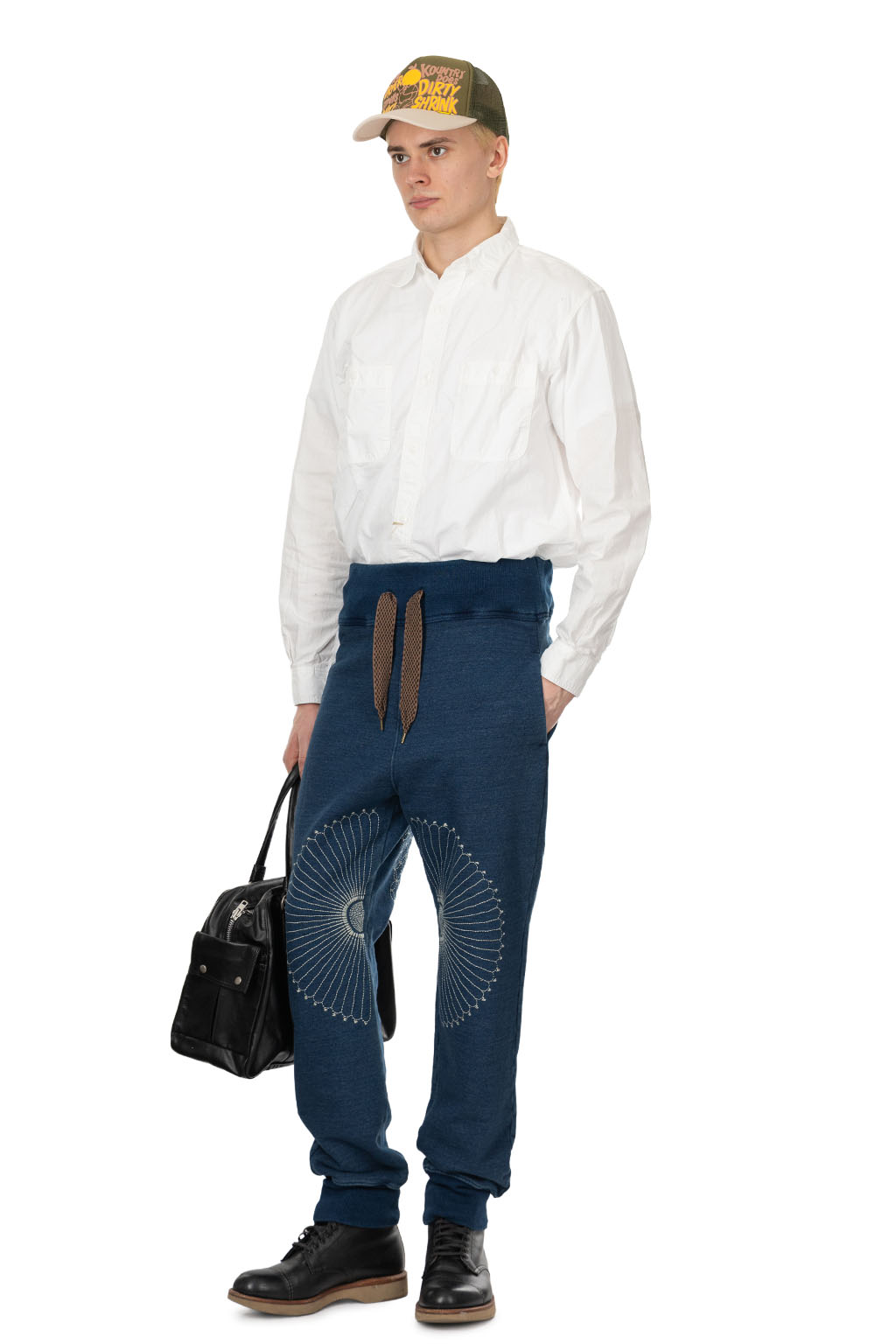 Kapital - IDG Fleecy Knit SWT Pants (FUROSHIKI Embroidery)