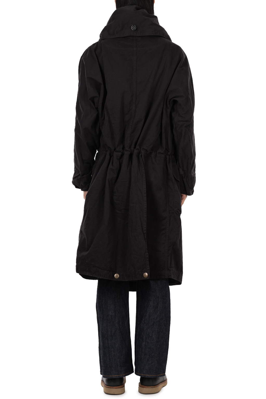 Kapital Katsuragi Cotton Tall RING Coat - Black