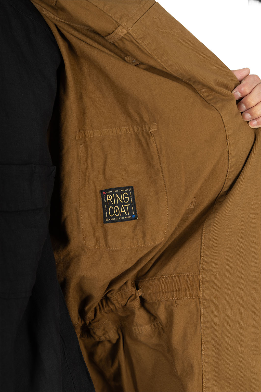 Kapital - Katsuragi Cotton Tall RING Coat - Gold