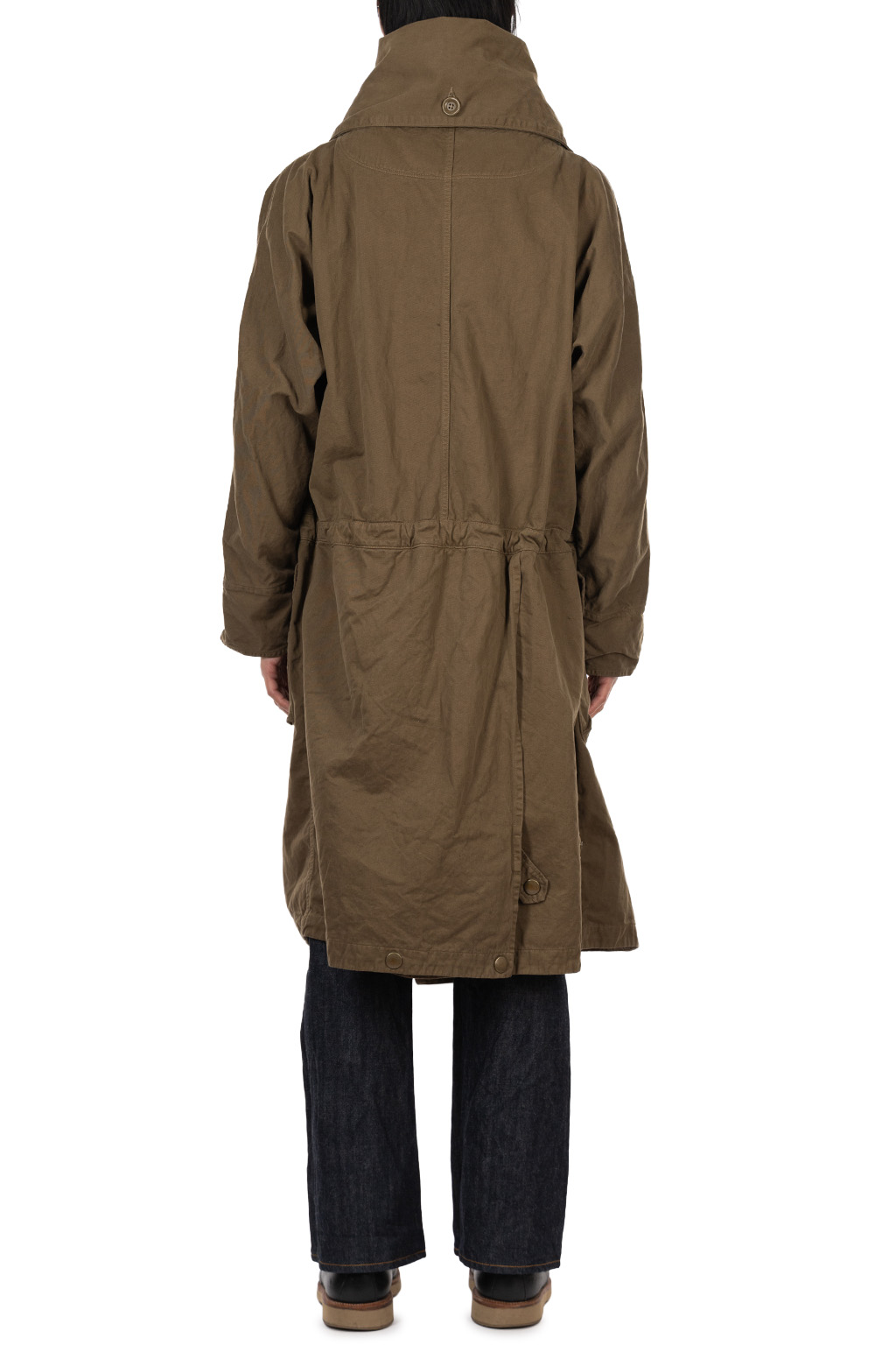Kapital Katsuragi Cotton Tall RING Coat - Khaki