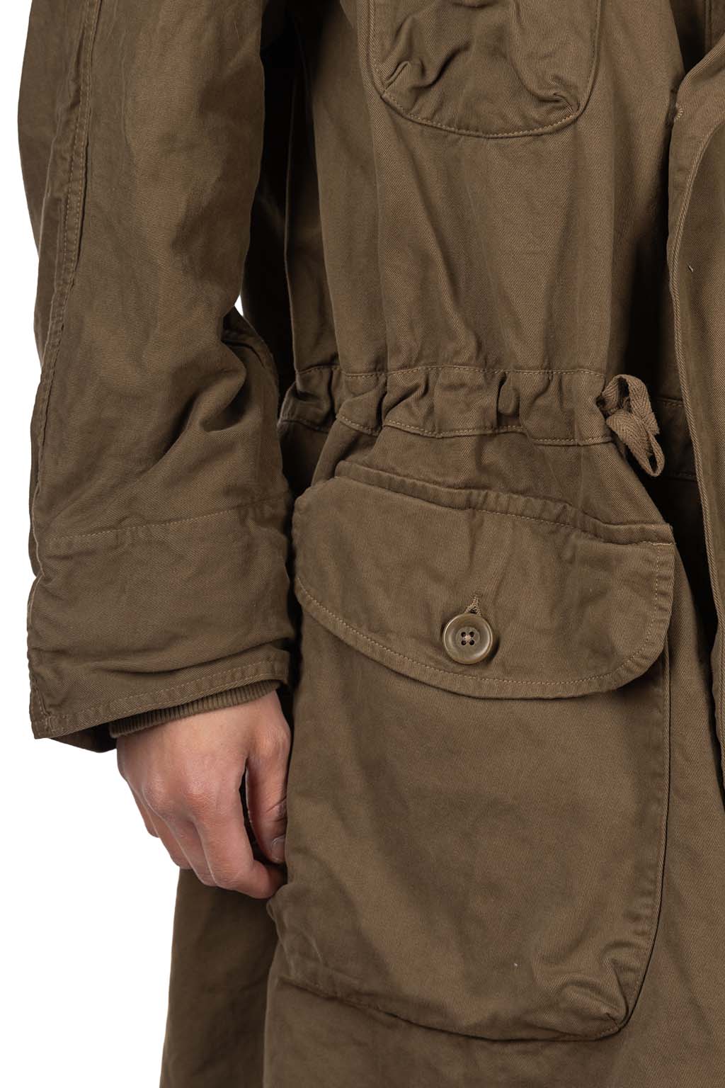 Kapital Katsuragi Cotton Tall RING Coat - Khaki