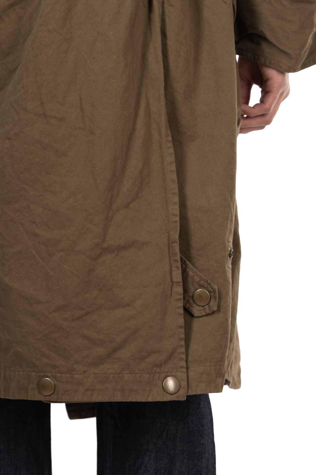 Kapital Katsuragi Cotton Tall RING Coat - Khaki