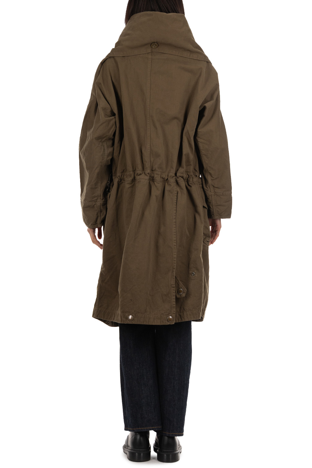 Kapital Katsuragi Cotton Tall RING Coat - Khaki