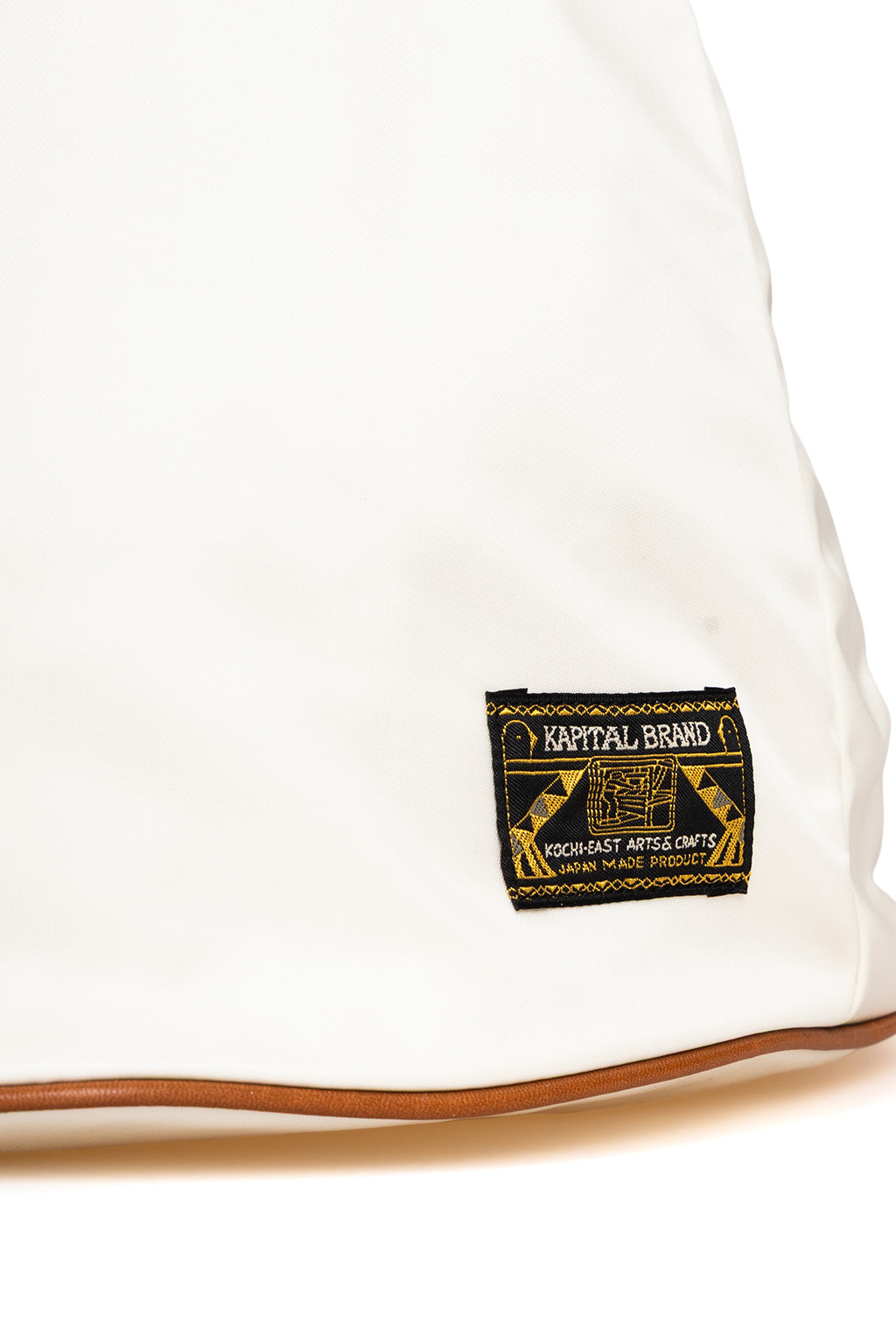 Kapital - Nylon x Leather HARVEY MEDICINE Rucksack - White