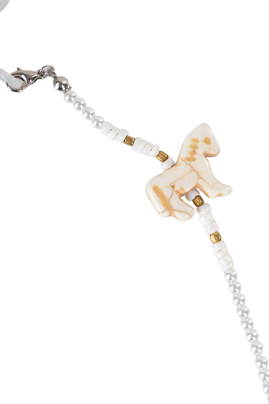 Kapital - Pearl Beads Glasses Chain (WHITE HORSE)