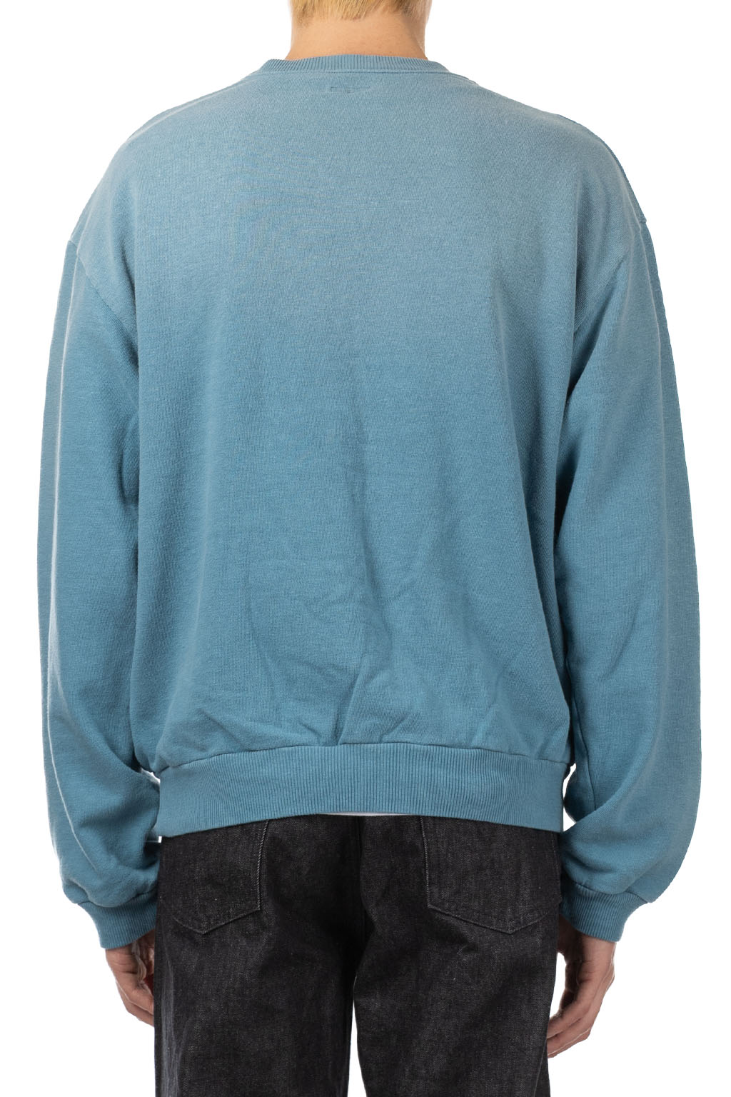 Kapital - SWT Knit Crew SWT("L" LONGHORN) - Turquoise