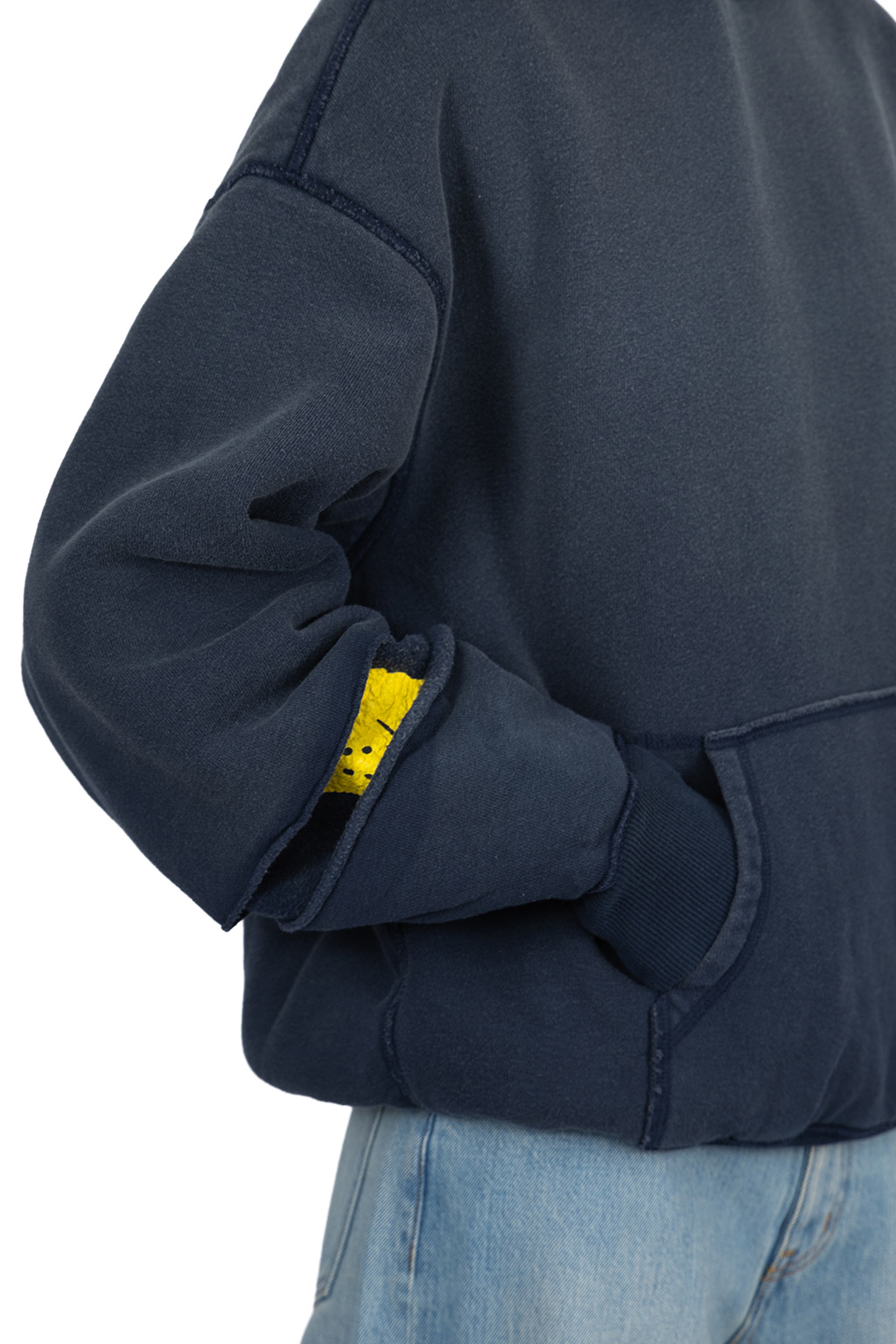 Kapital - SWT Knit Reversible Elbow Ripped SWT (PECKISH RAINBOWY)