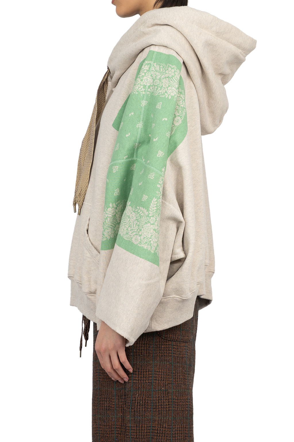Kapital - TOP SWT Knit Bandana DEVIL HOODIE - Green