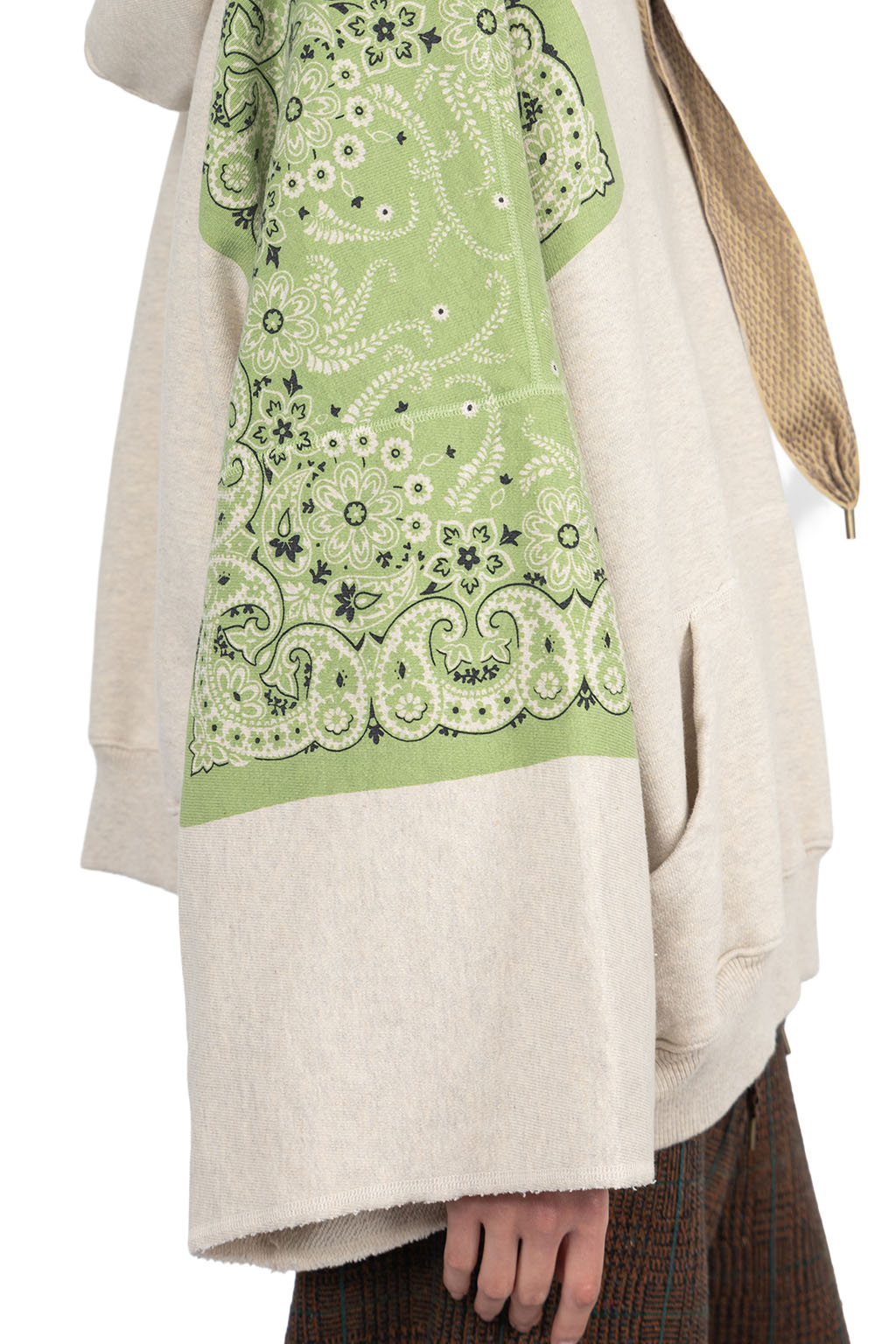 Kapital - TOP SWT Knit Bandana DEVIL HOODIE - Green