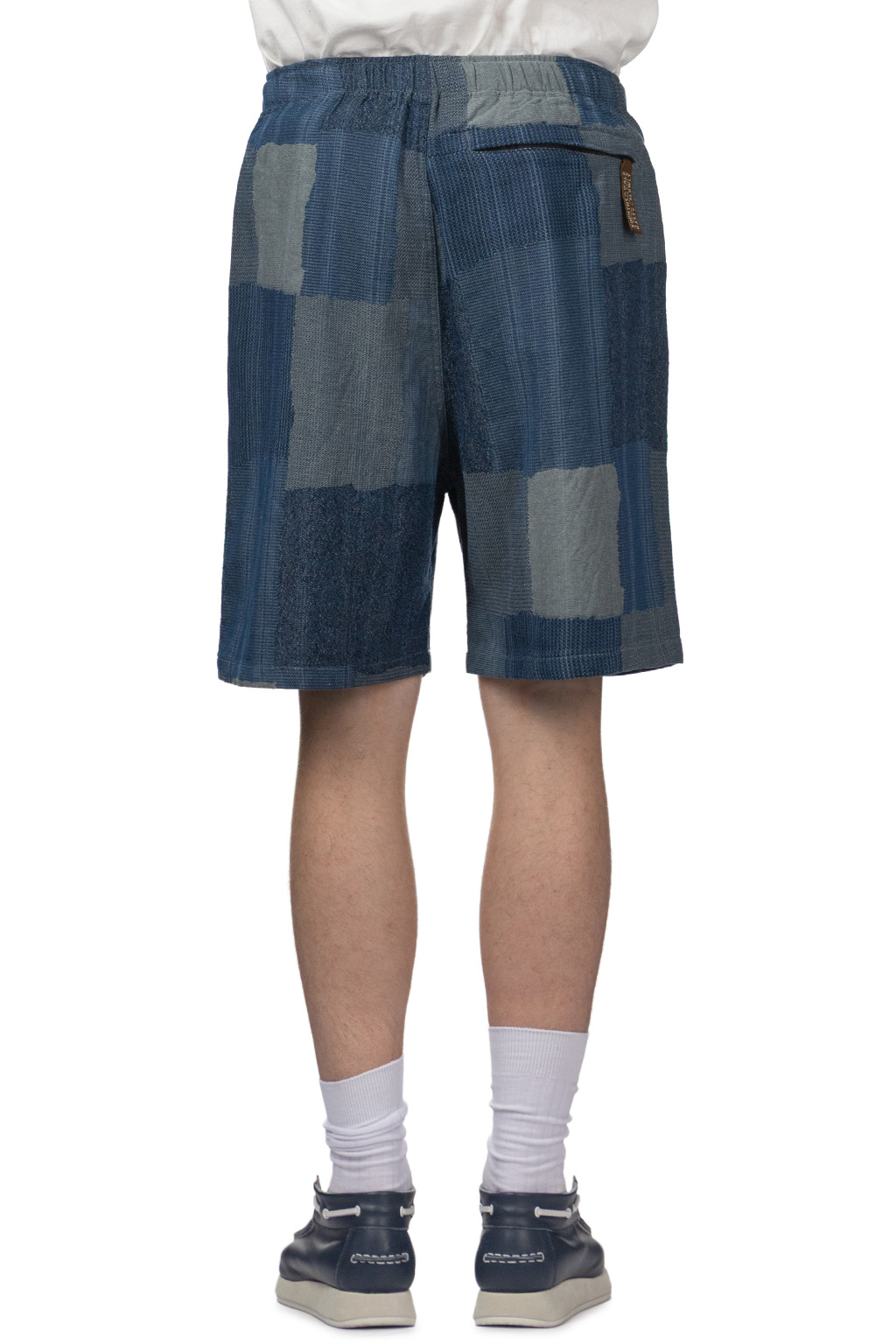 Kapital - Cotton Linen TUGIHAGI Easy Short Pants - Navy