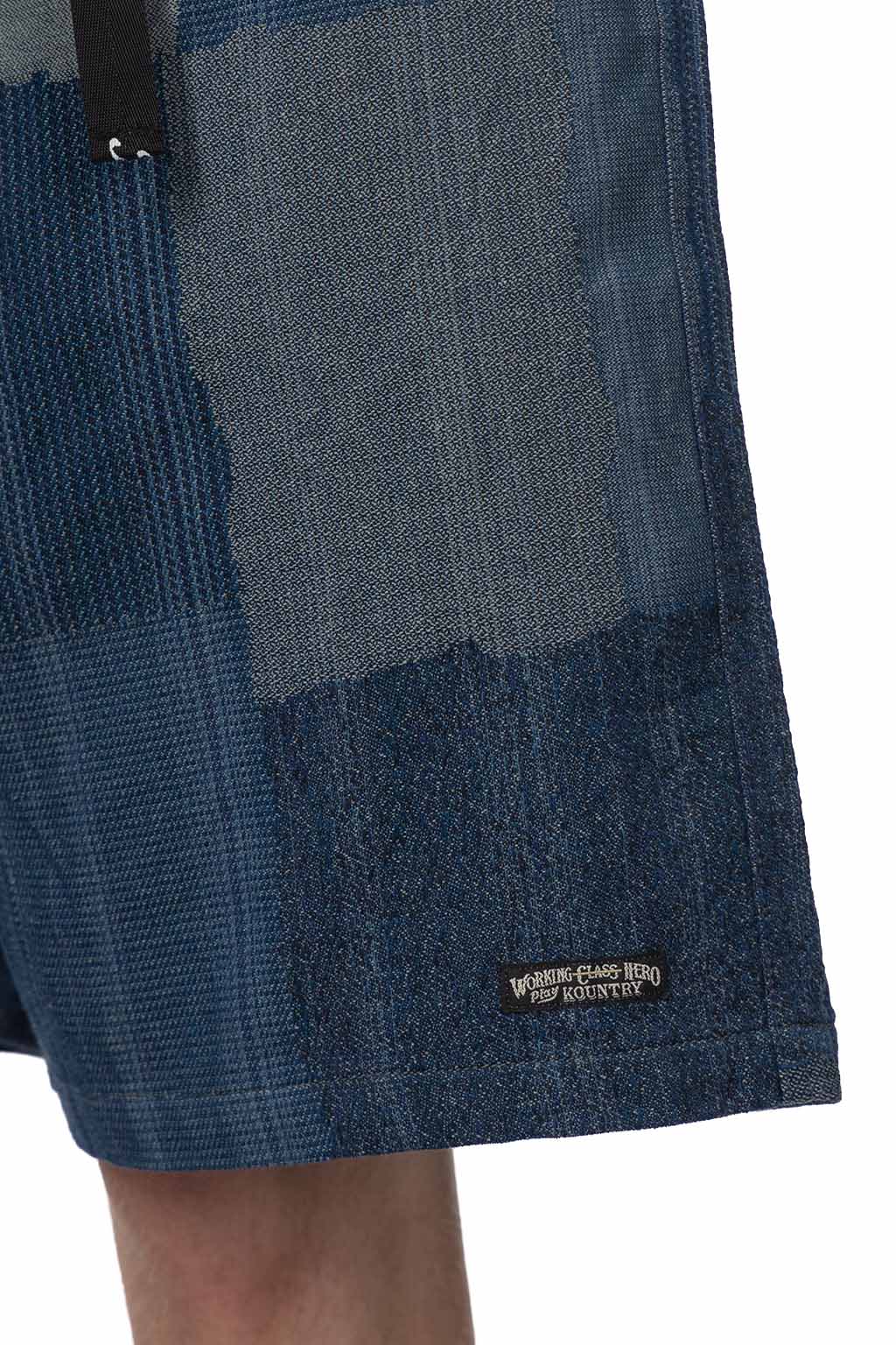 Kapital - Cotton Linen TUGIHAGI Easy Short Pants - Navy