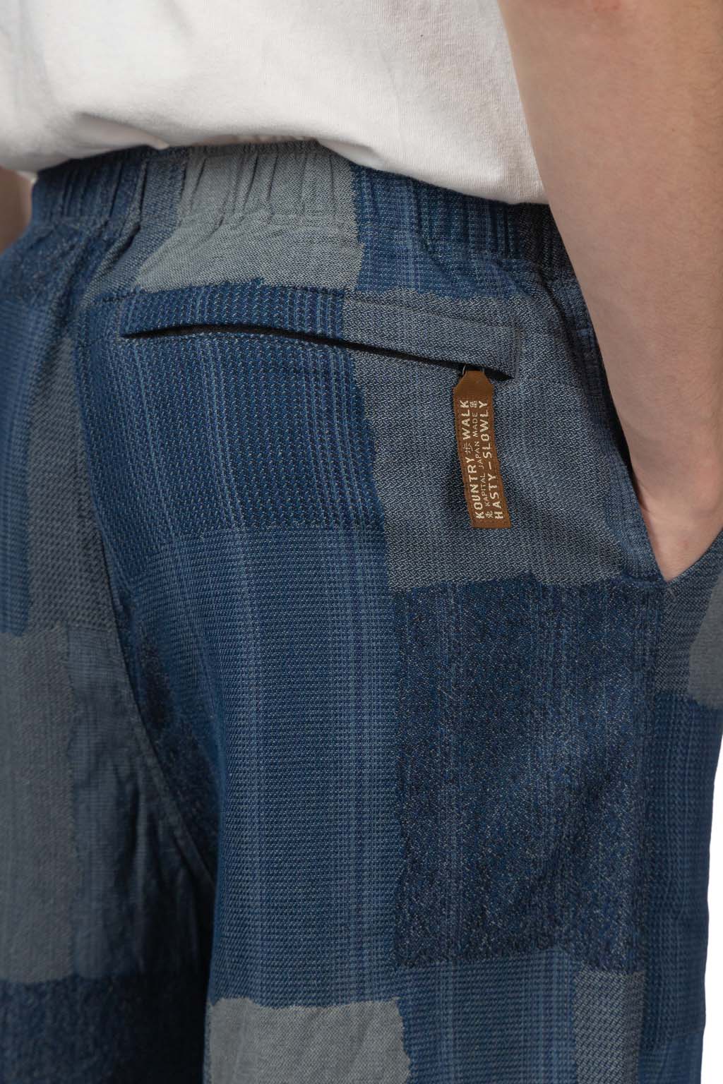 Kapital - Cotton Linen TUGIHAGI Easy Short Pants - Navy