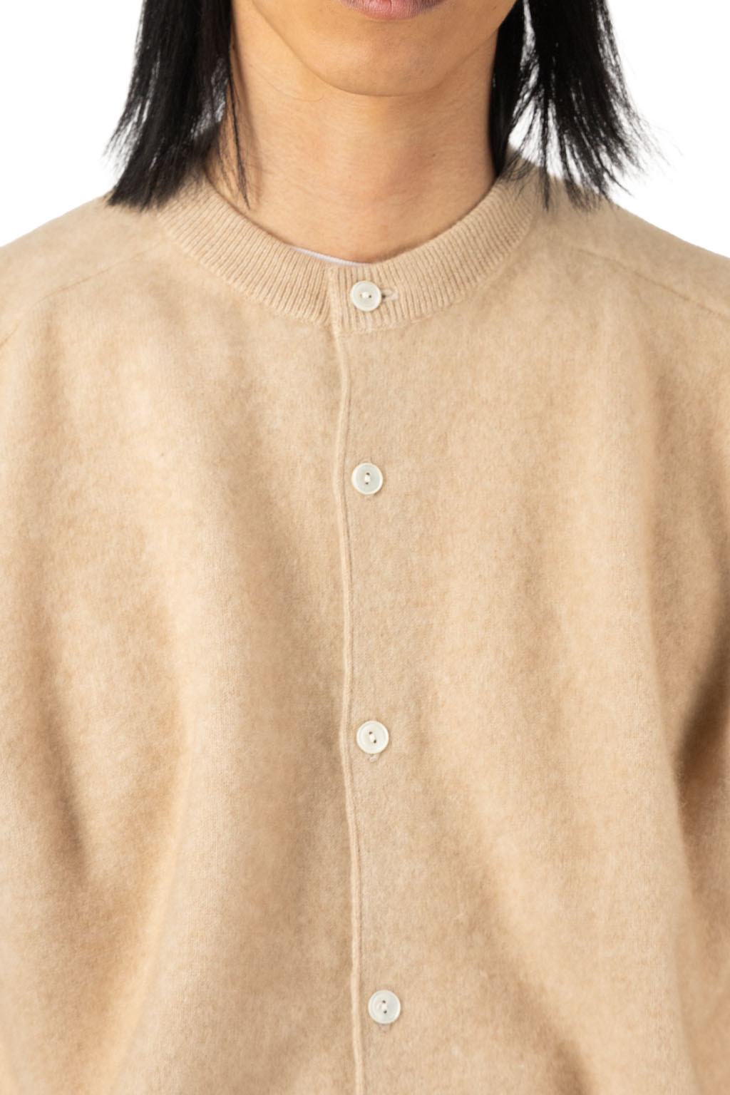 Kaptain Sunshine - Cashmere Knit Cardigan - Natural