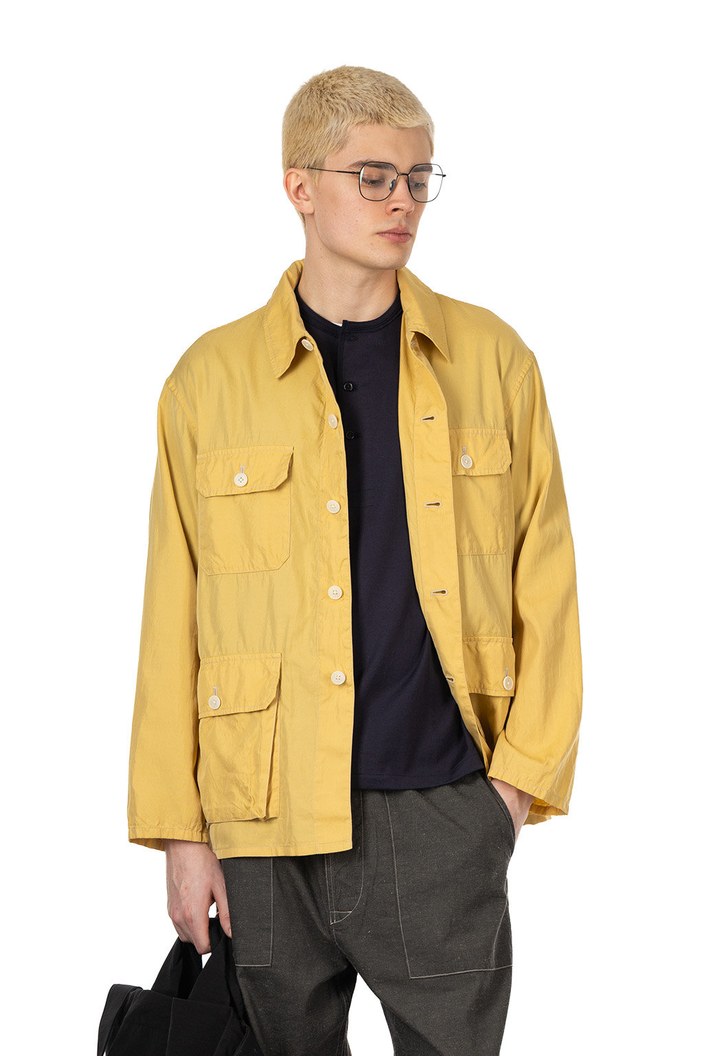 Kaptain Sunshine - Safari Shirt Jacket -Butter