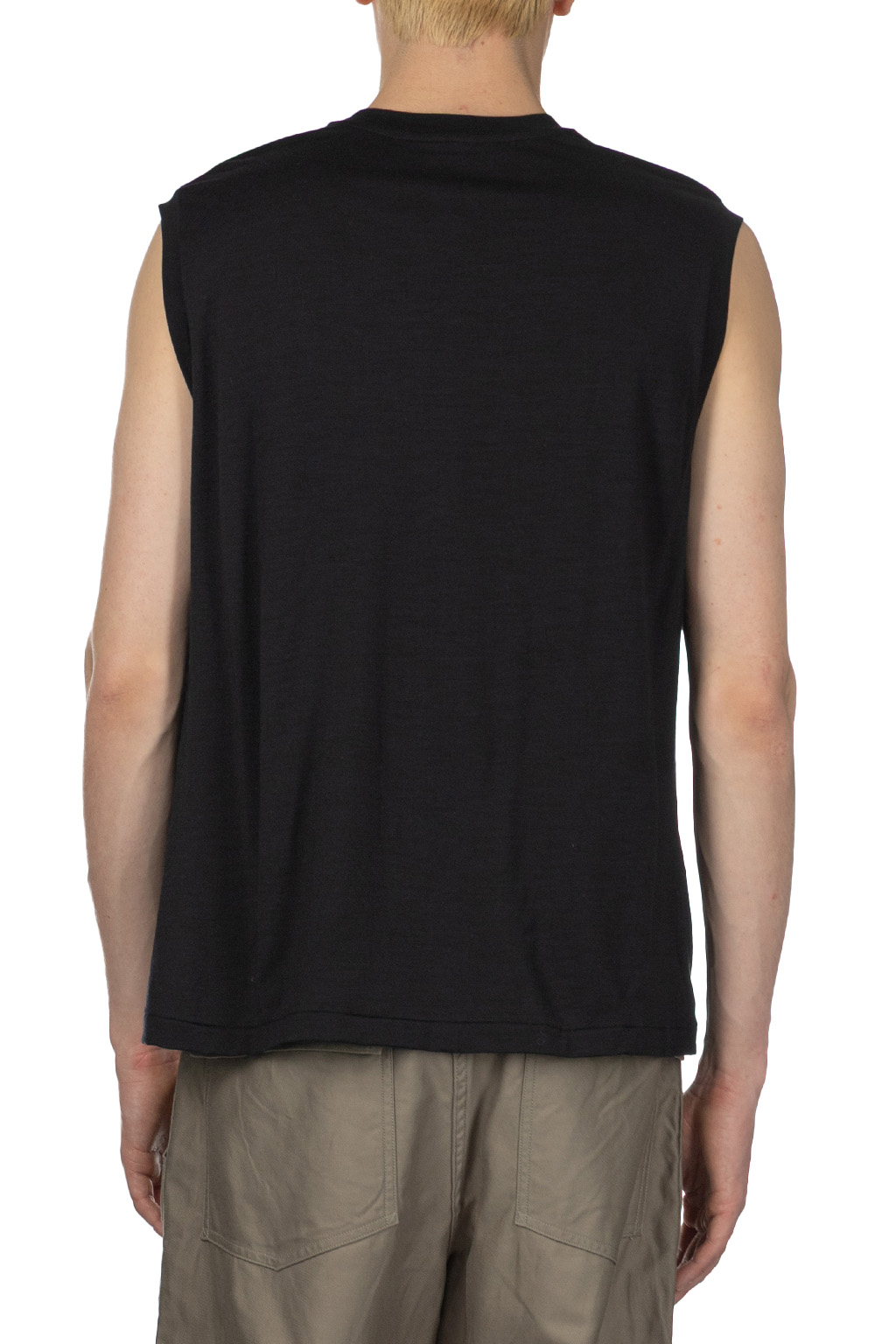 Kaptain Sunshine - Super Soft Merino Tenjiku No Sleeve Tee-Navy