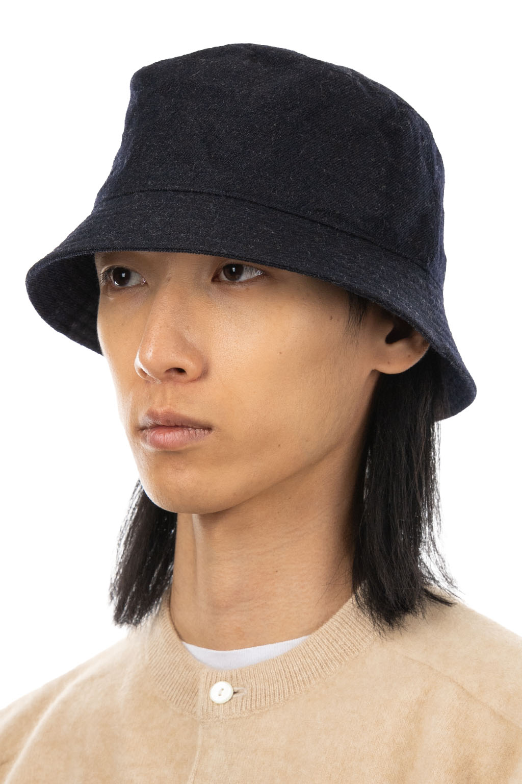 Kaptain Sunshine - Wool Bucket Hat - Top Navy