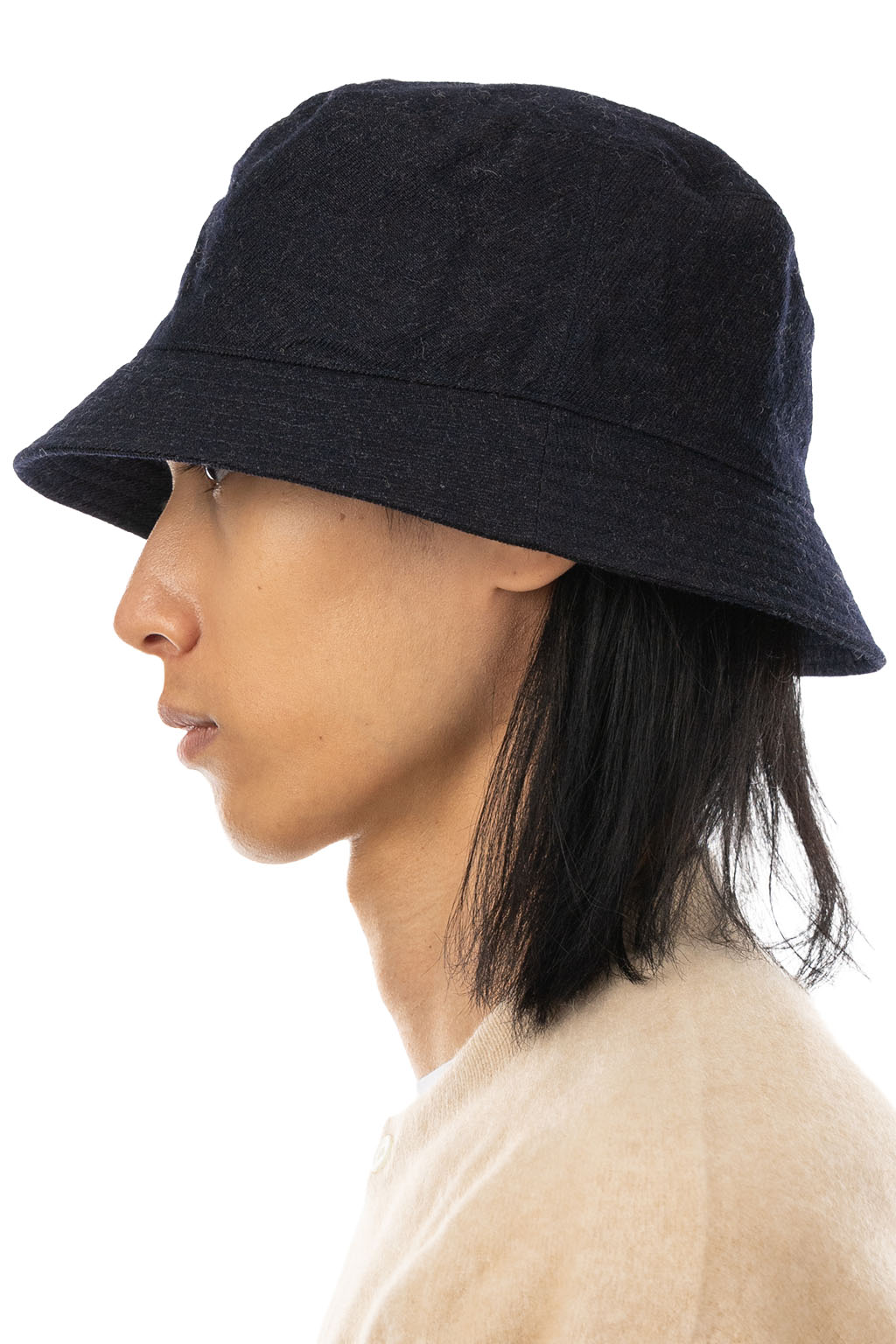Kaptain Sunshine - Wool Bucket Hat - Top Navy