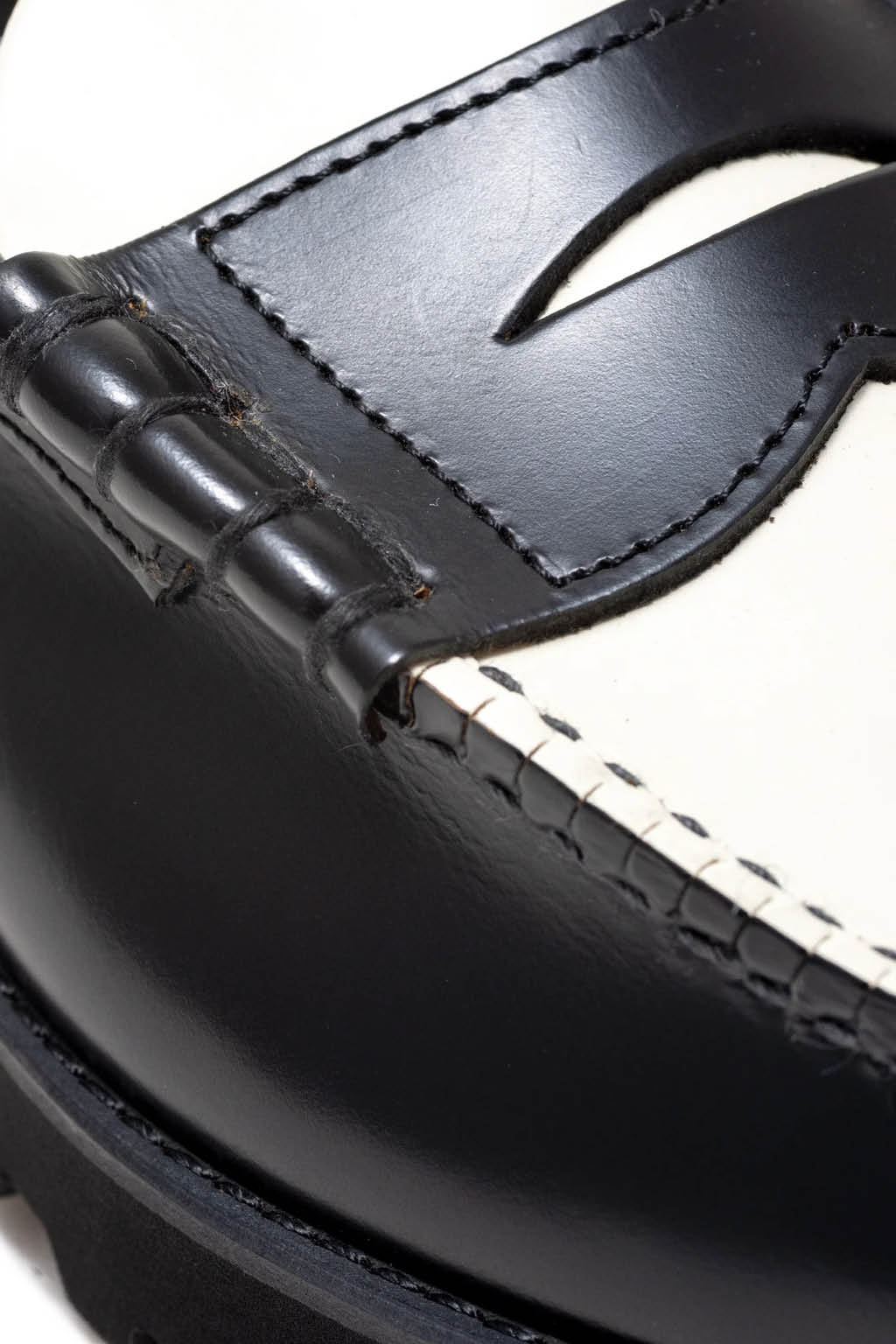 Kenford Fine Shoes - Womens Tank Sole Loafers - Black