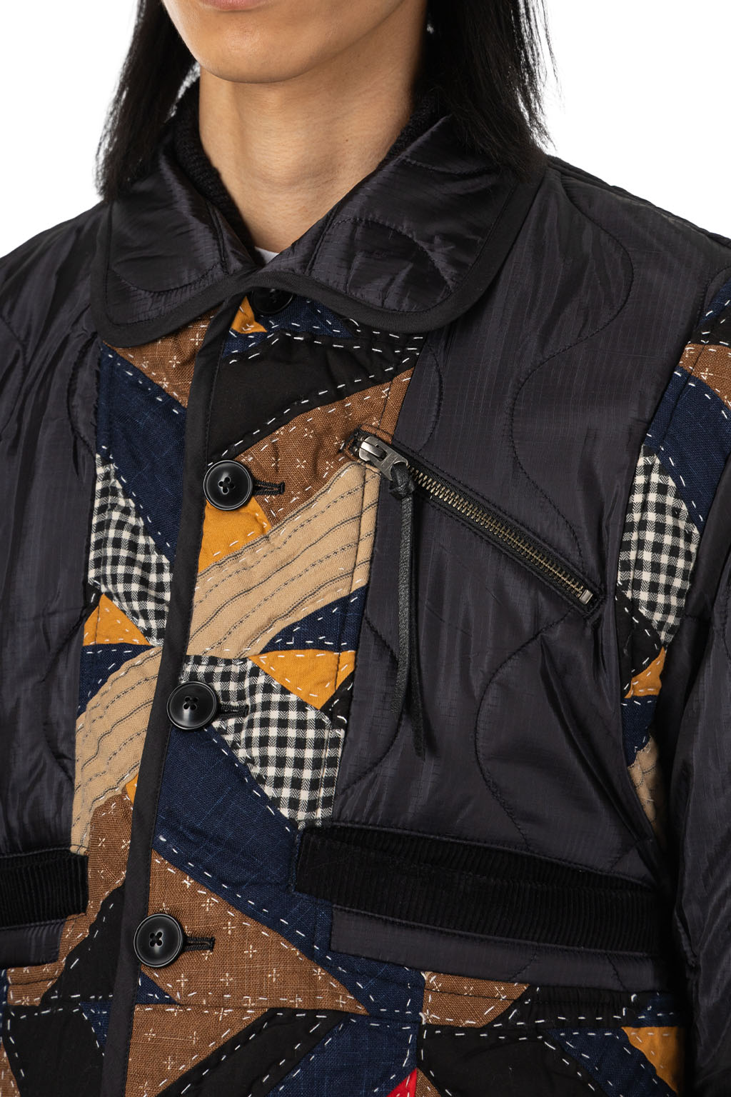 KHOKI - Quilt Jacket - Navy