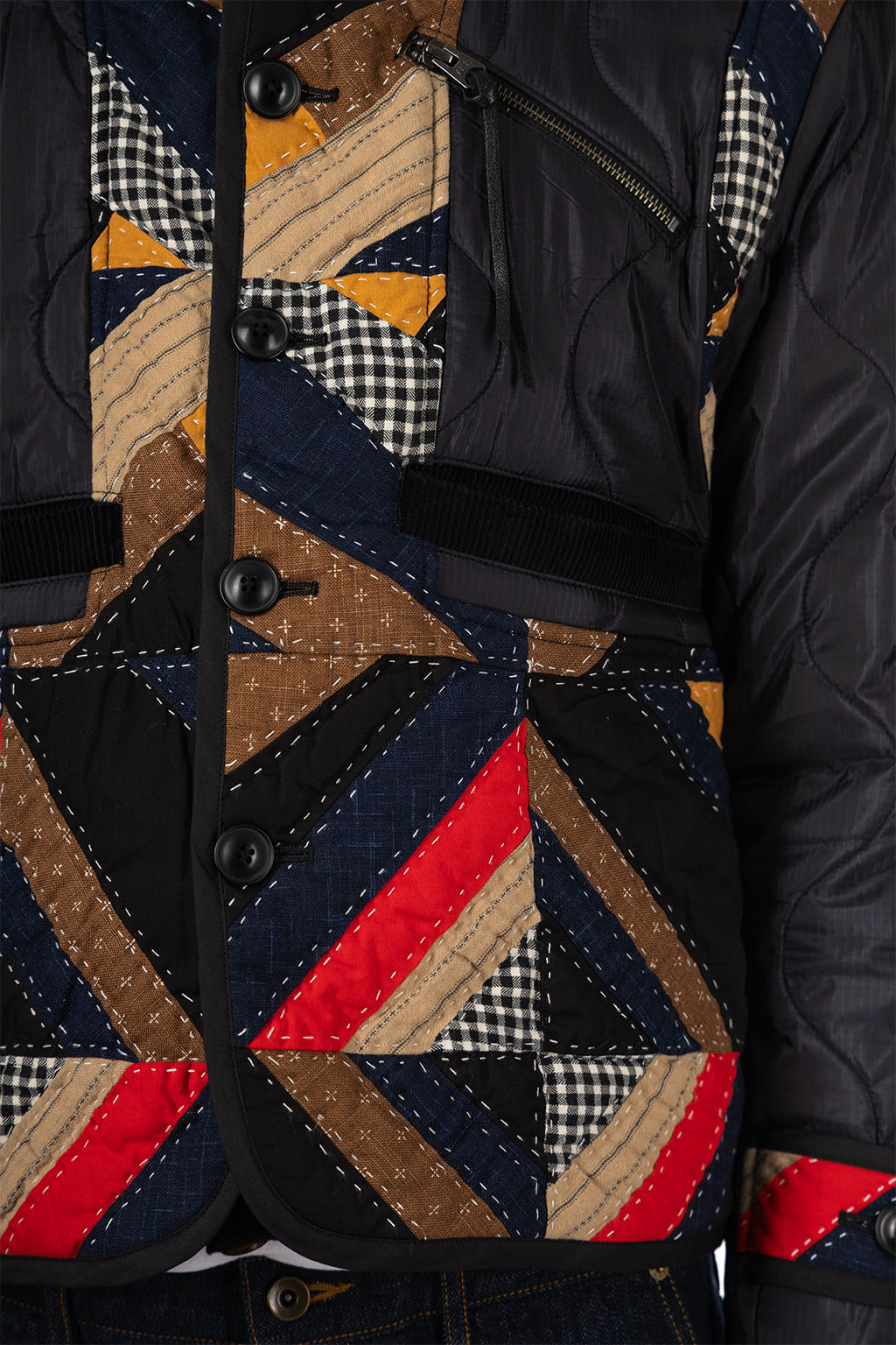 KHOKI - Quilt Jacket - Navy