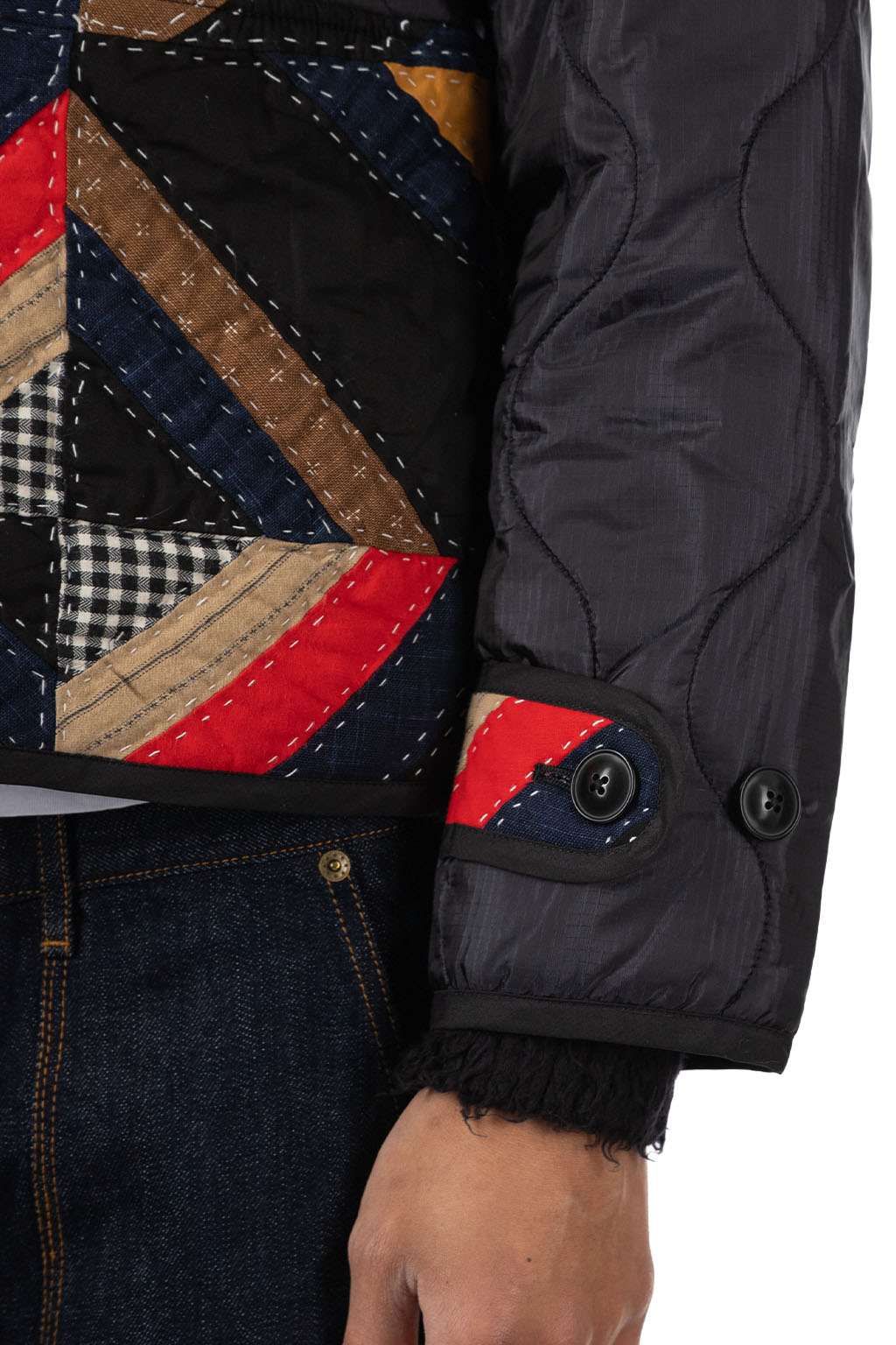 KHOKI - Quilt Jacket - Navy